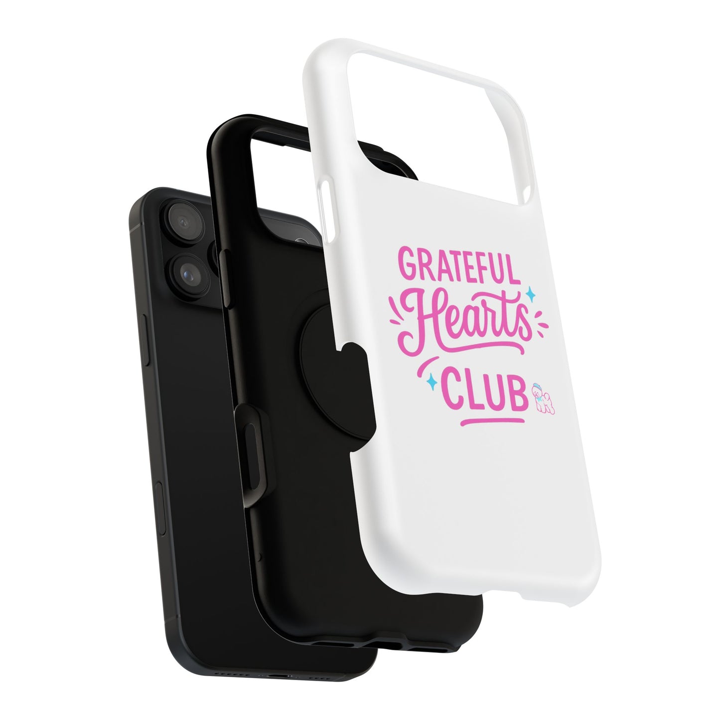 Phone Case — "Grateful Hearts Club" Impact‑Resistant Protective Case