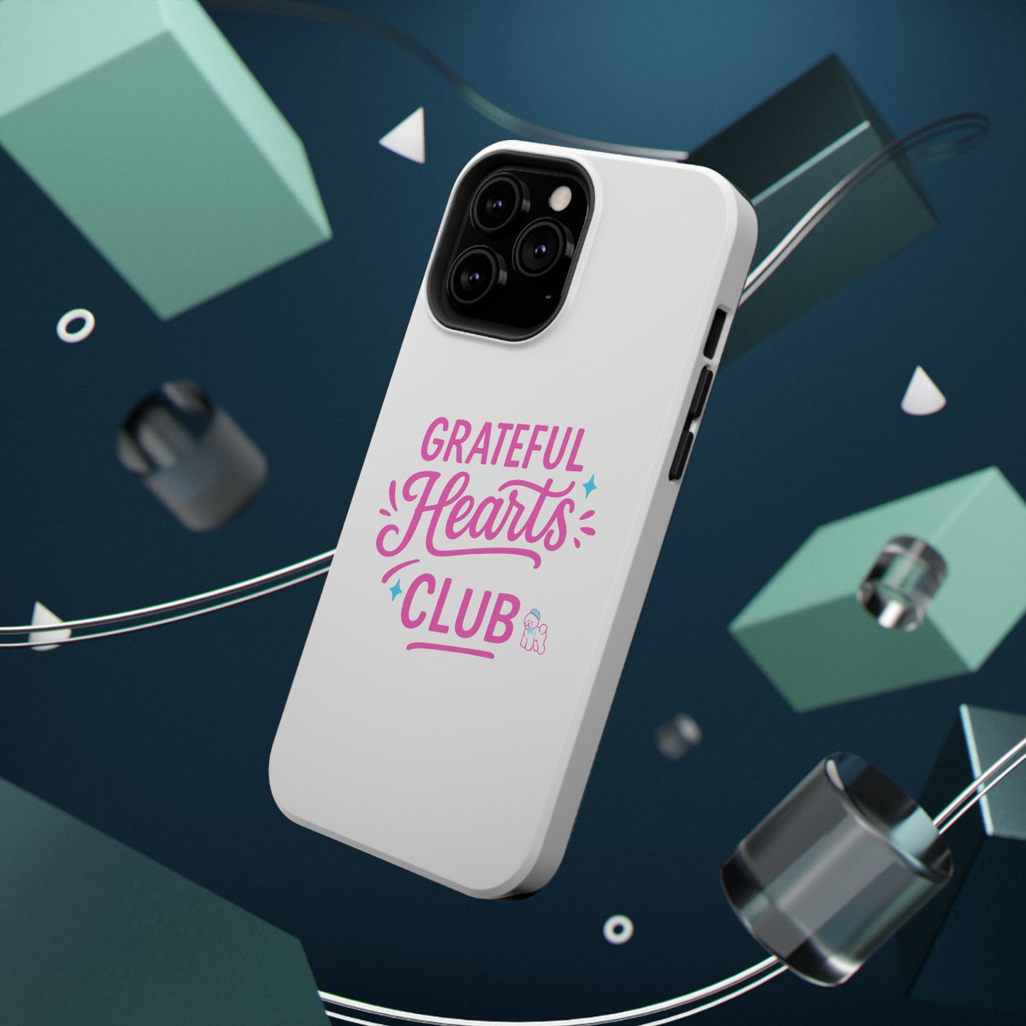 Phone Case — "Grateful Hearts Club" Impact‑Resistant Protective Case
