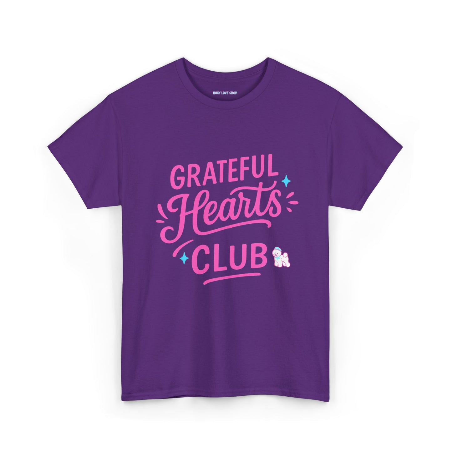 Grateful Hearts Club T-Shirt — Positive Vibes Graphic Tee