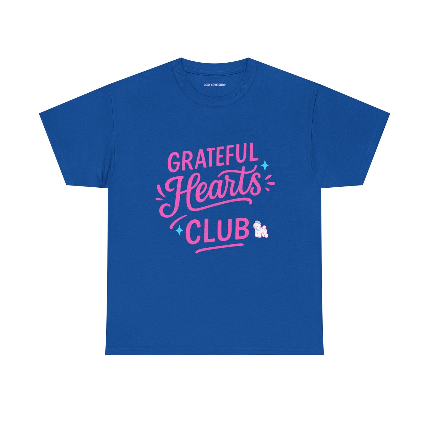 Grateful Hearts Club T-Shirt — Positive Vibes Graphic Tee