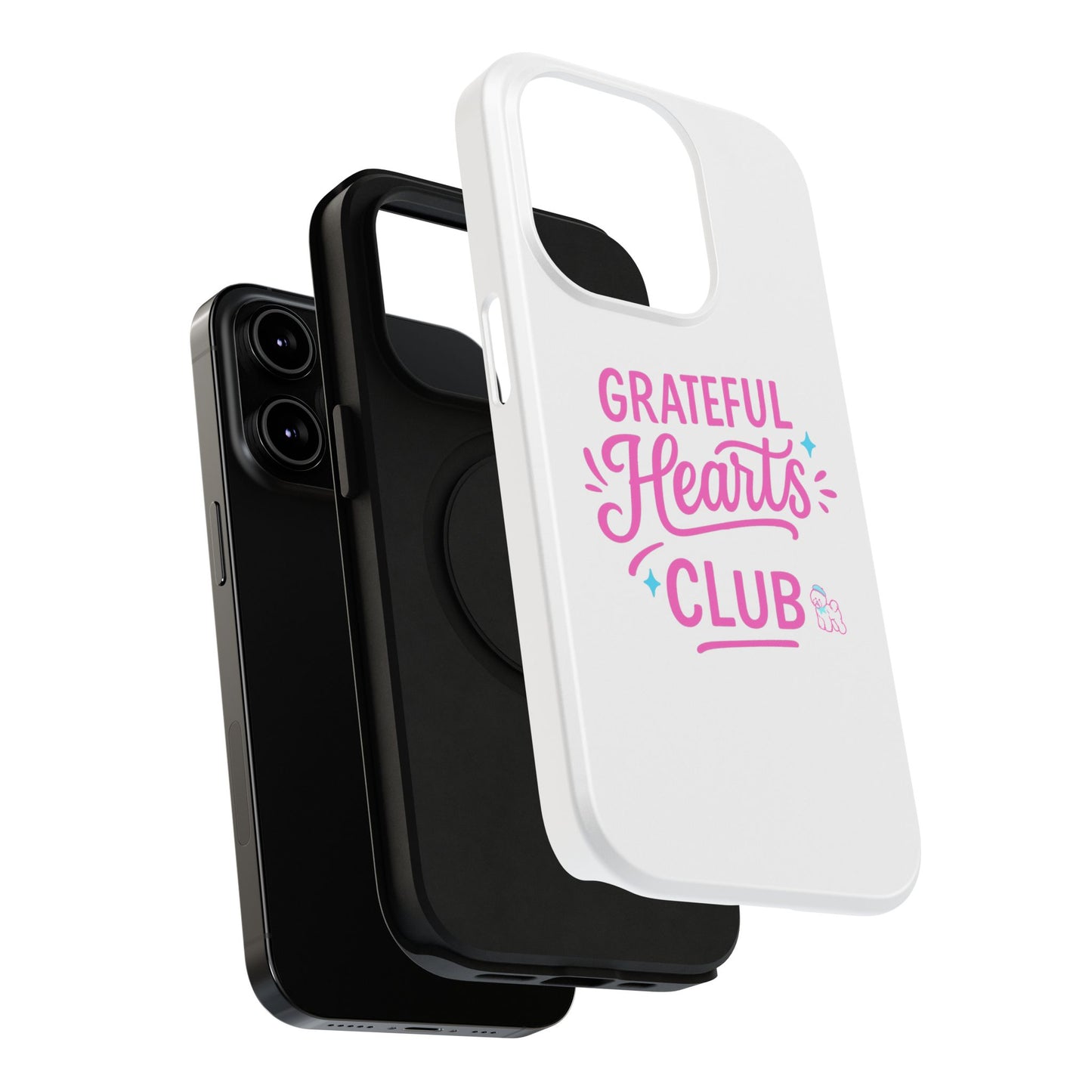 Phone Case — "Grateful Hearts Club" Impact‑Resistant Protective Case