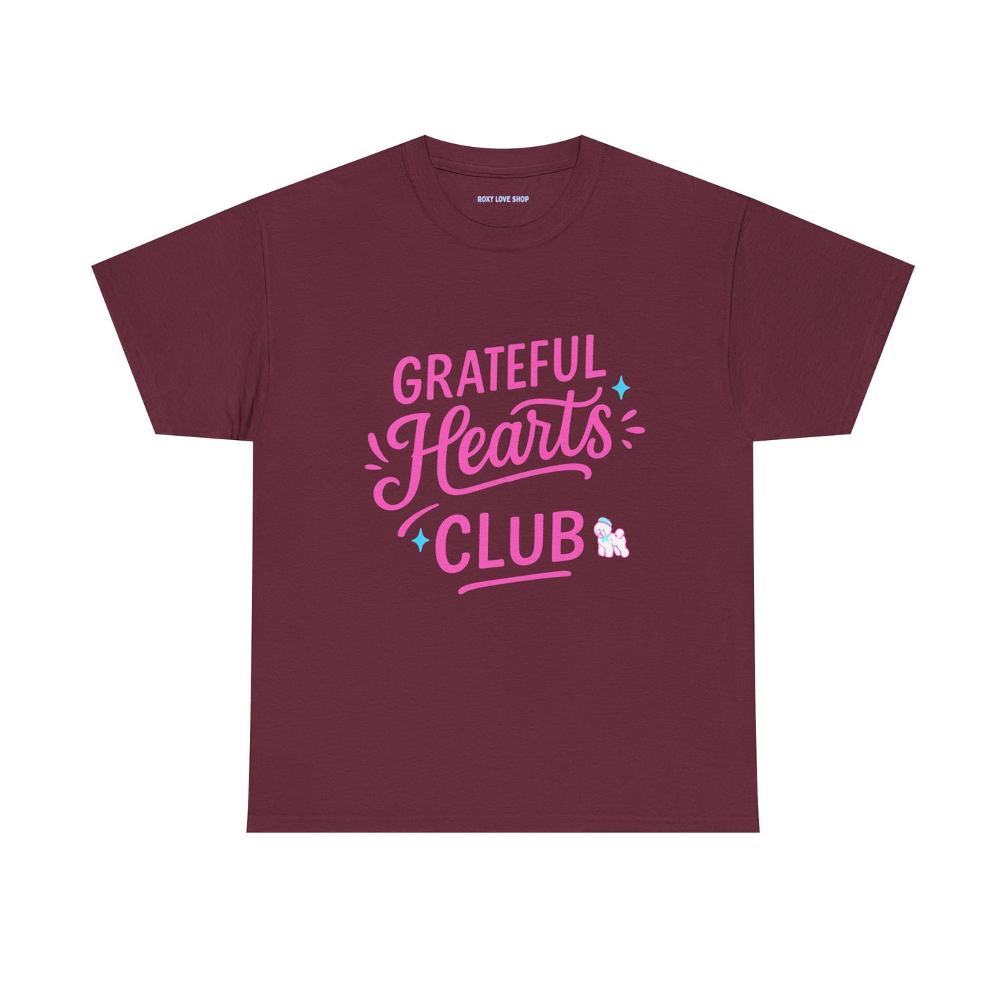 Grateful Hearts Club T-Shirt — Positive Vibes Graphic Tee