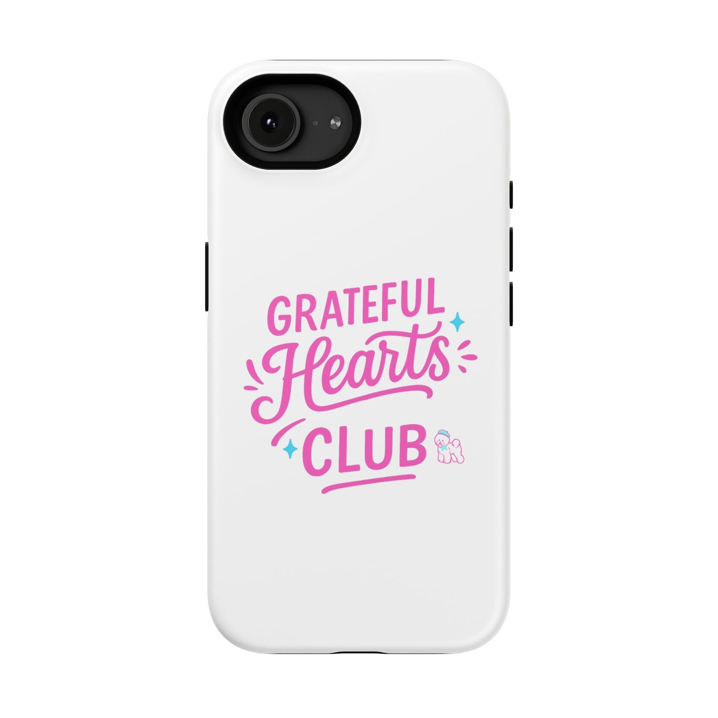 Phone Case — "Grateful Hearts Club" Impact‑Resistant Protective Case