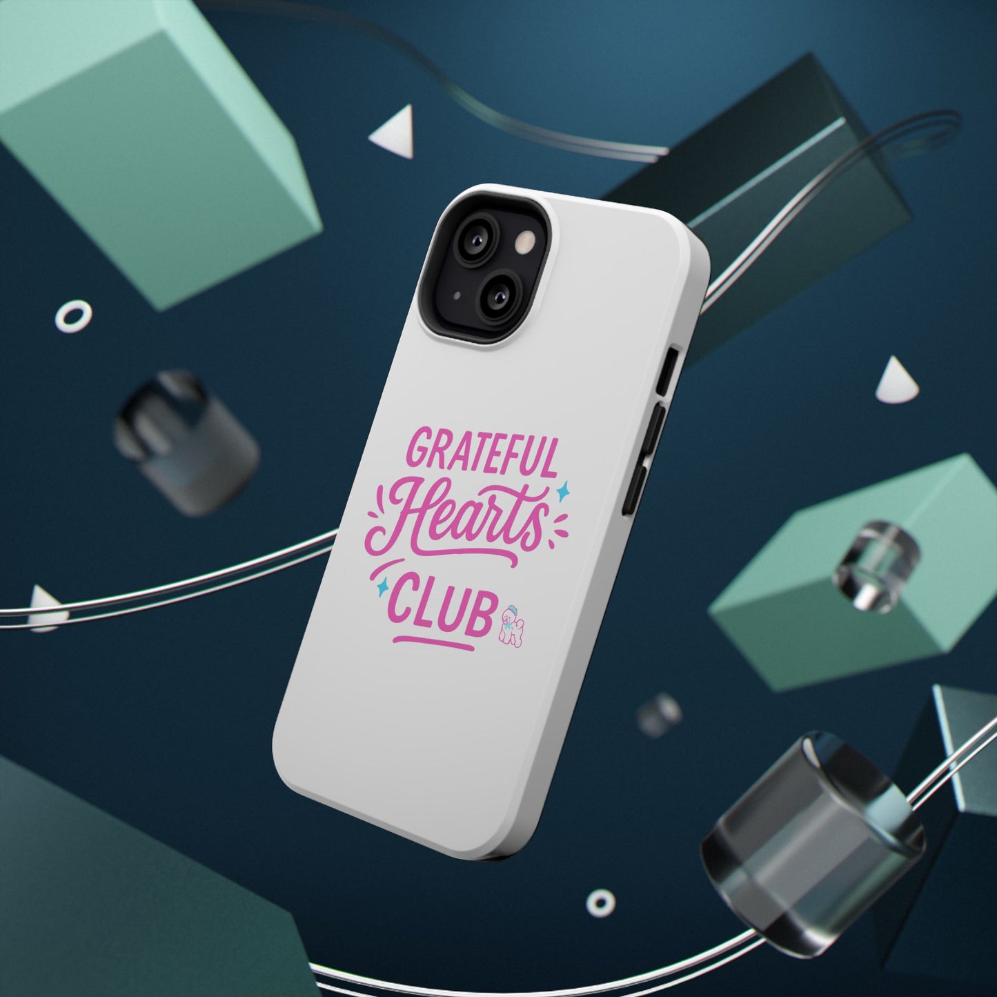 Phone Case — "Grateful Hearts Club" Impact‑Resistant Protective Case