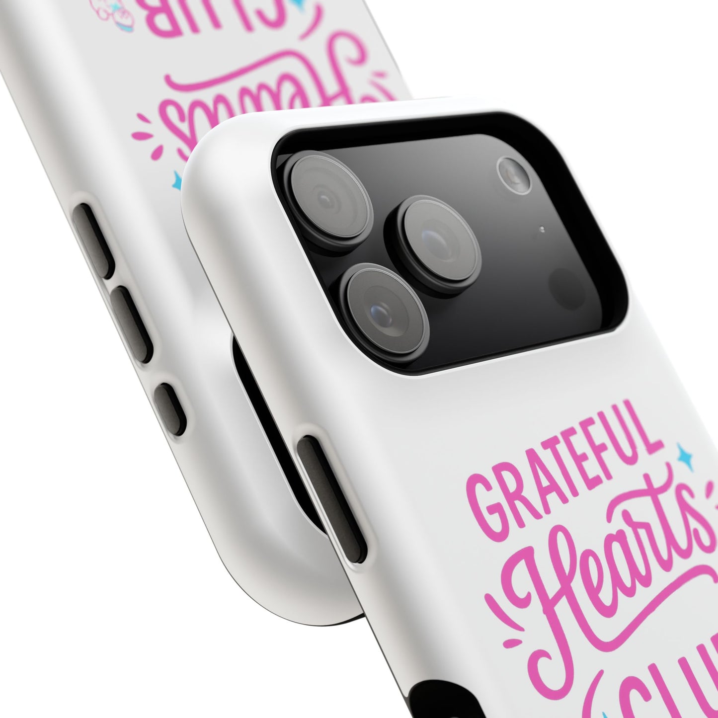 Phone Case — "Grateful Hearts Club" Impact‑Resistant Protective Case