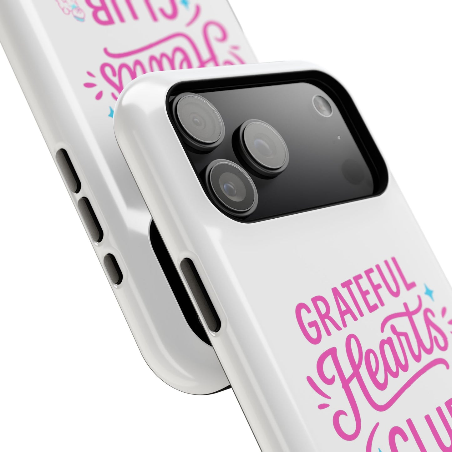Phone Case — "Grateful Hearts Club" Impact‑Resistant Protective Case