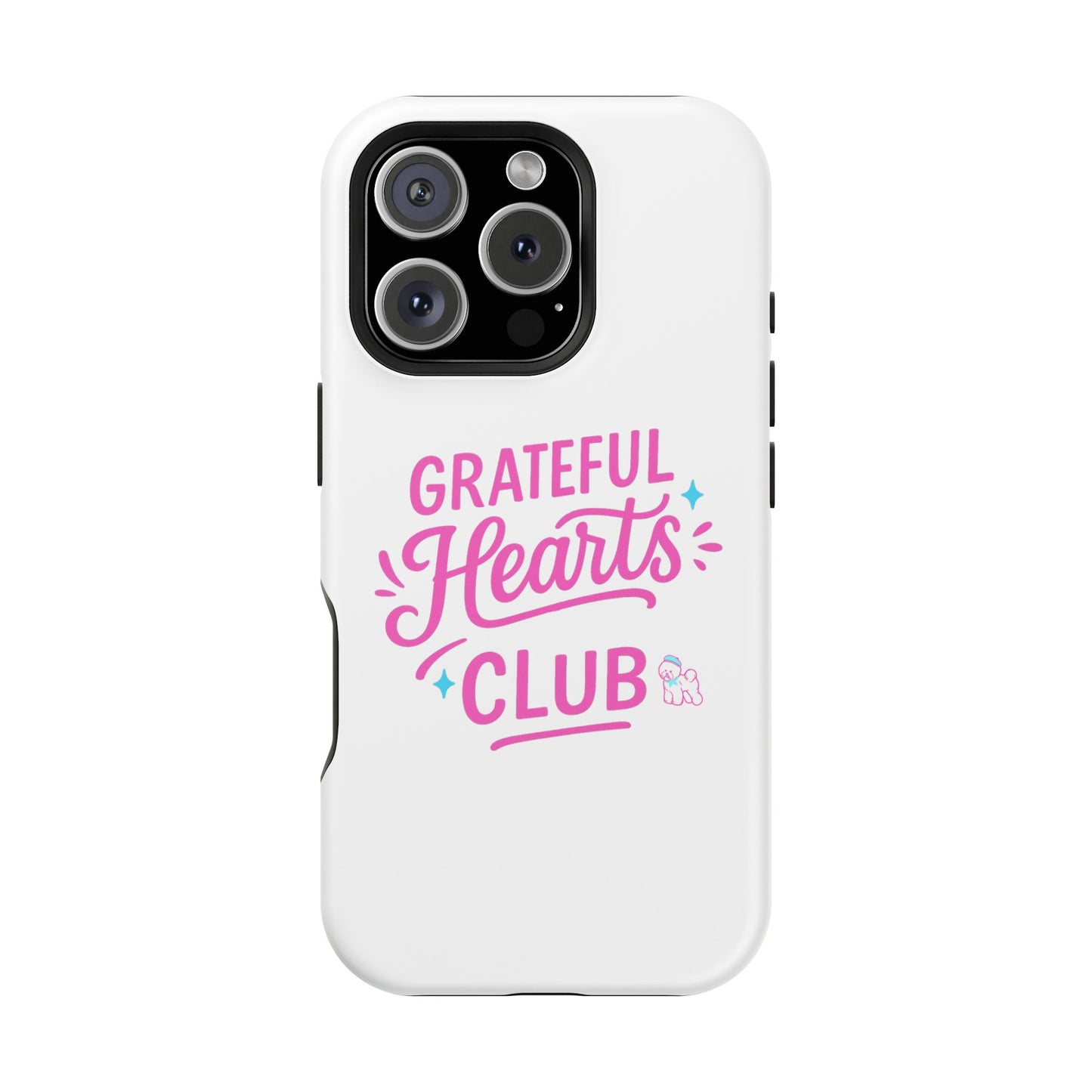 Phone Case — "Grateful Hearts Club" Impact‑Resistant Protective Case