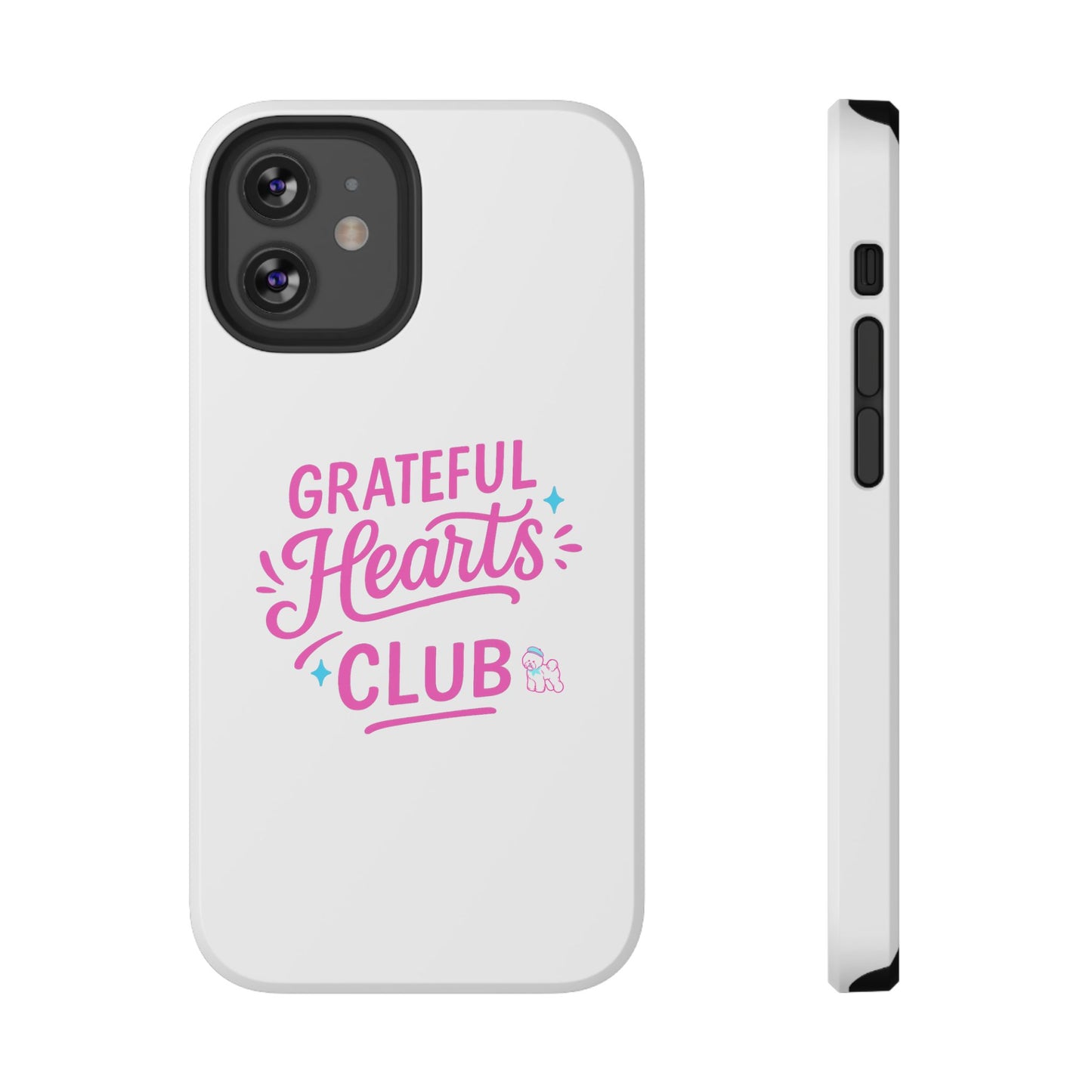 Phone Case — "Grateful Hearts Club" Impact‑Resistant Protective Case
