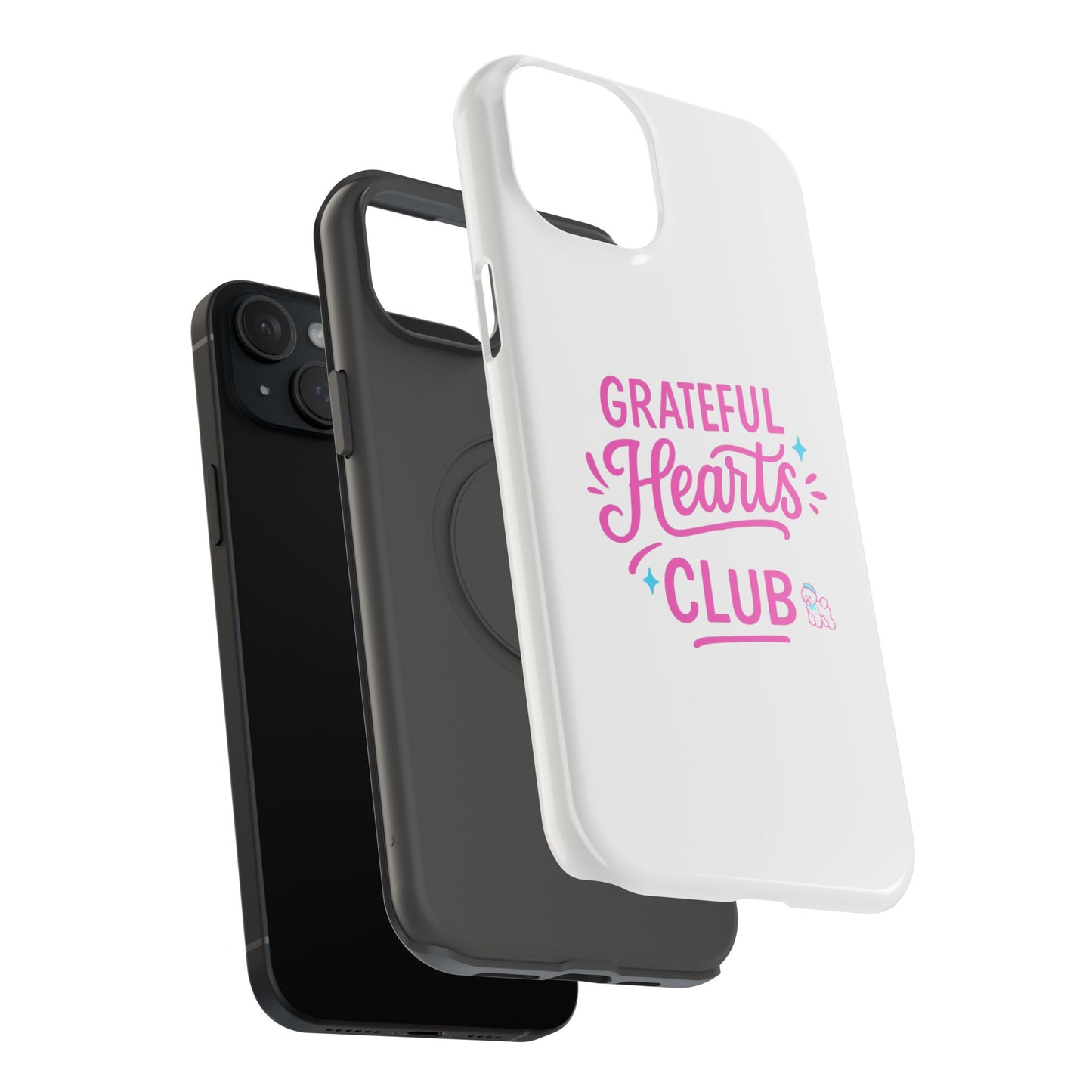 Phone Case — "Grateful Hearts Club" Impact‑Resistant Protective Case