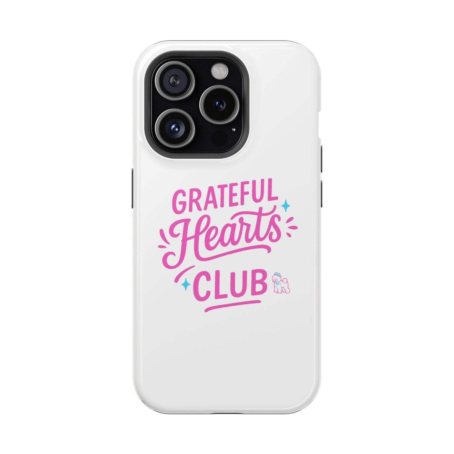 Phone Case — "Grateful Hearts Club" Impact‑Resistant Protective Case