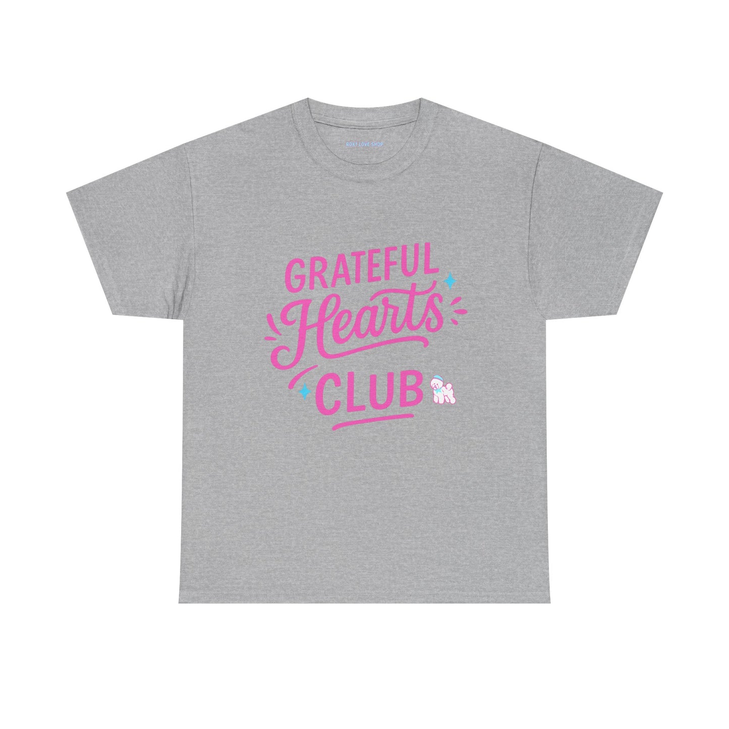 Grateful Hearts Club T-Shirt — Positive Vibes Graphic Tee