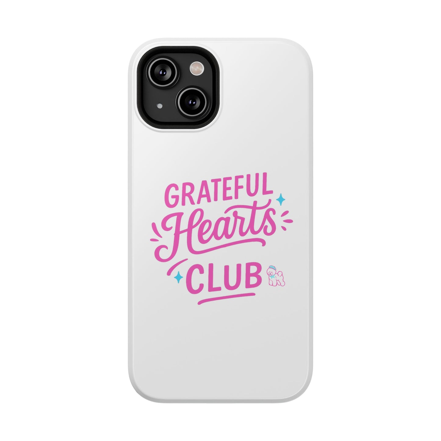 Phone Case — "Grateful Hearts Club" Impact‑Resistant Protective Case