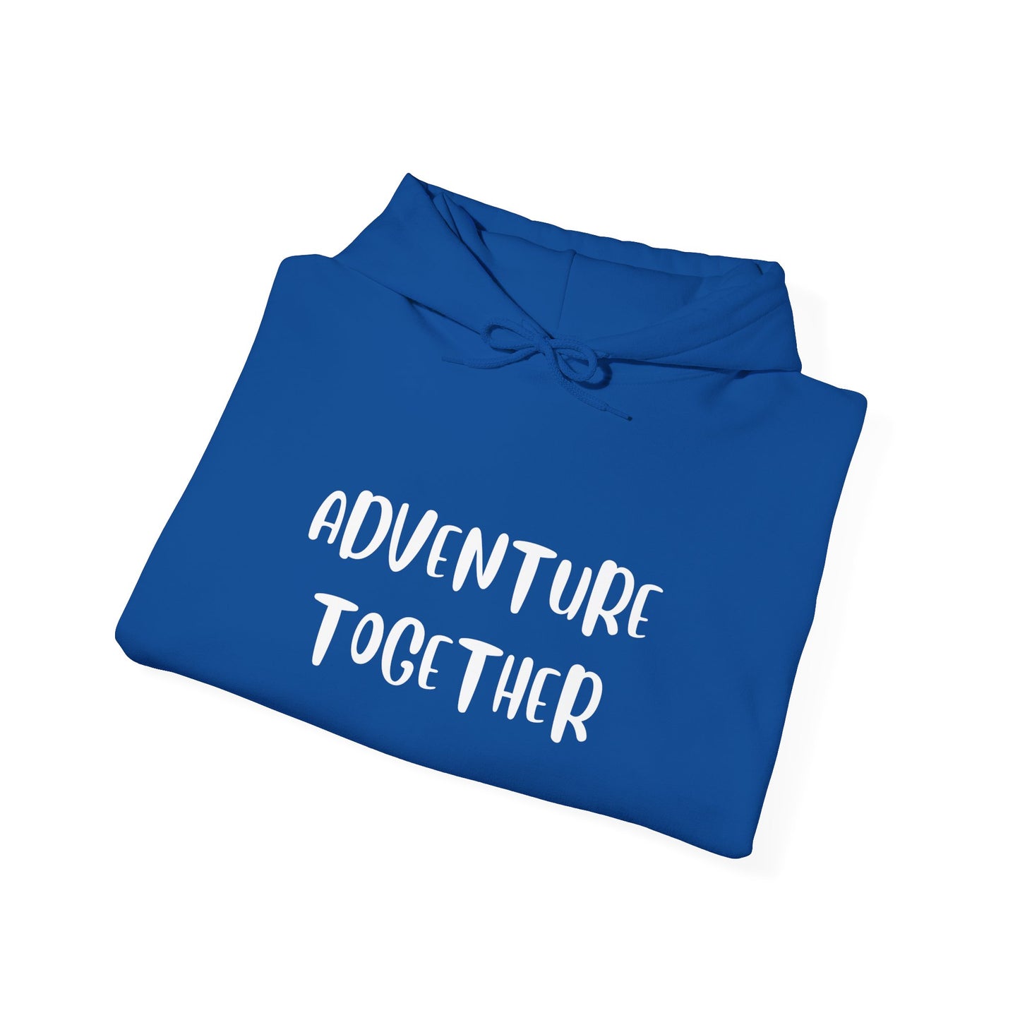 🌍 Adventure Together Hoodie | Embroidered Cozy Unisex Hooded Sweatshirt for All Occasions, Gift for Him/Her, Comfy Apparel, Winter Wardrobe Essential, Casual Chic