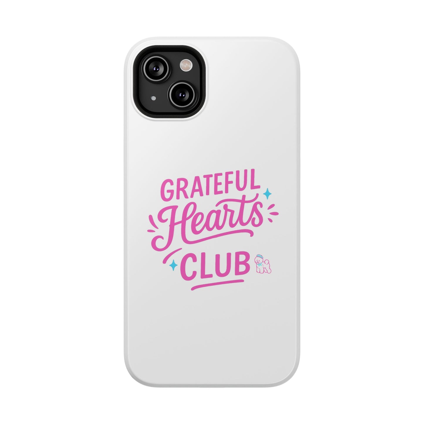 Phone Case — "Grateful Hearts Club" Impact‑Resistant Protective Case