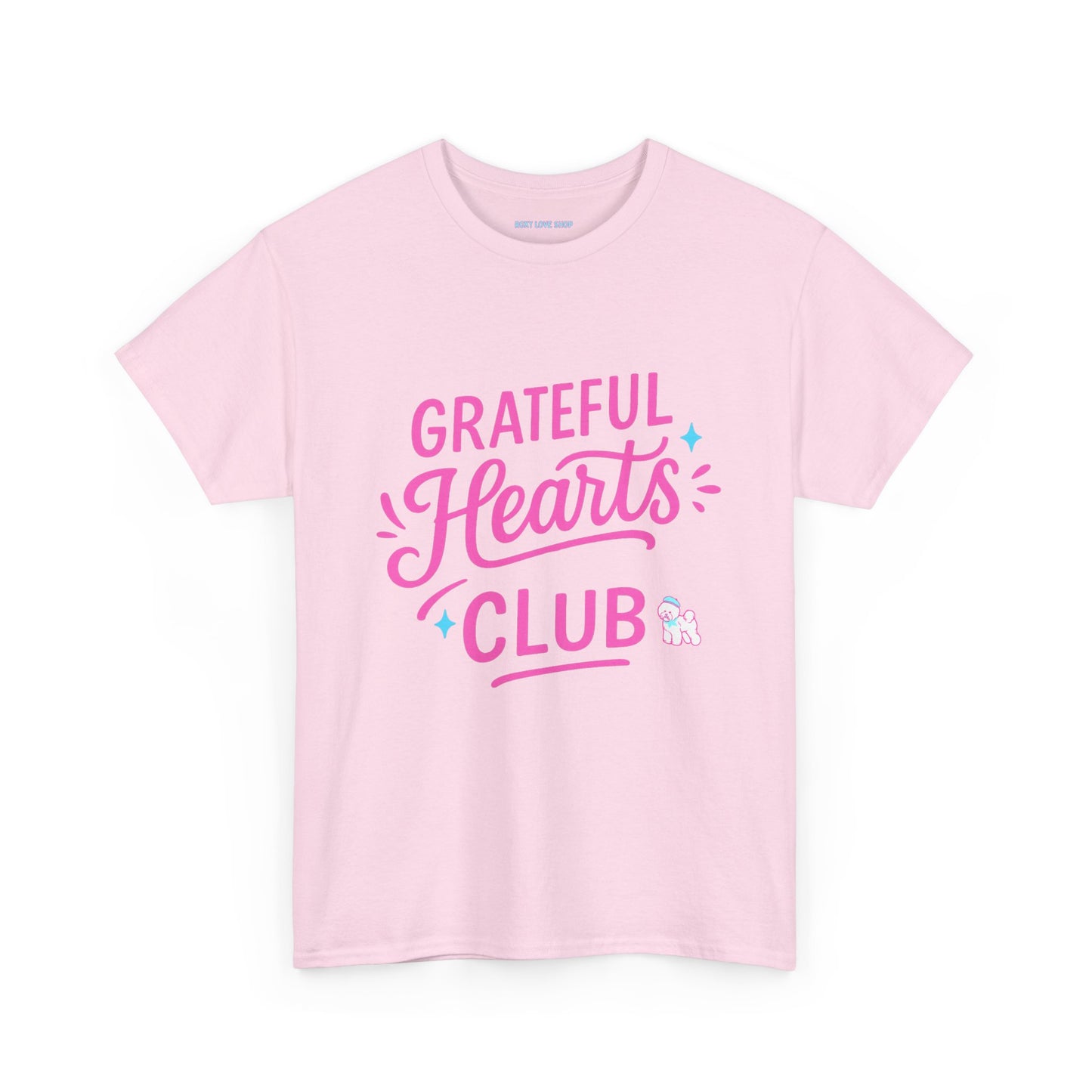 Grateful Hearts Club T-Shirt — Positive Vibes Graphic Tee