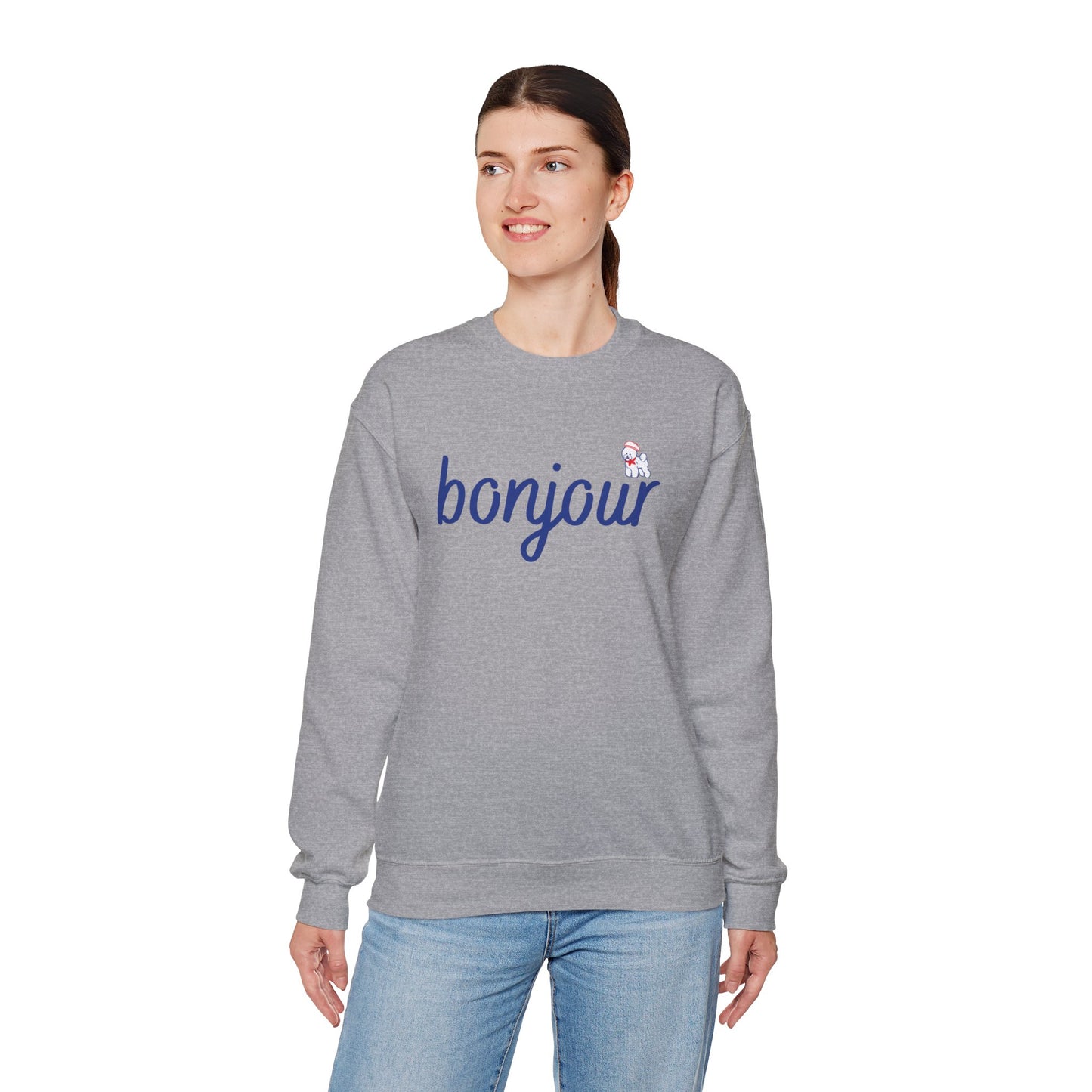 Bonjour Unisex Heavy Blend™ Crewneck Sweatshirt