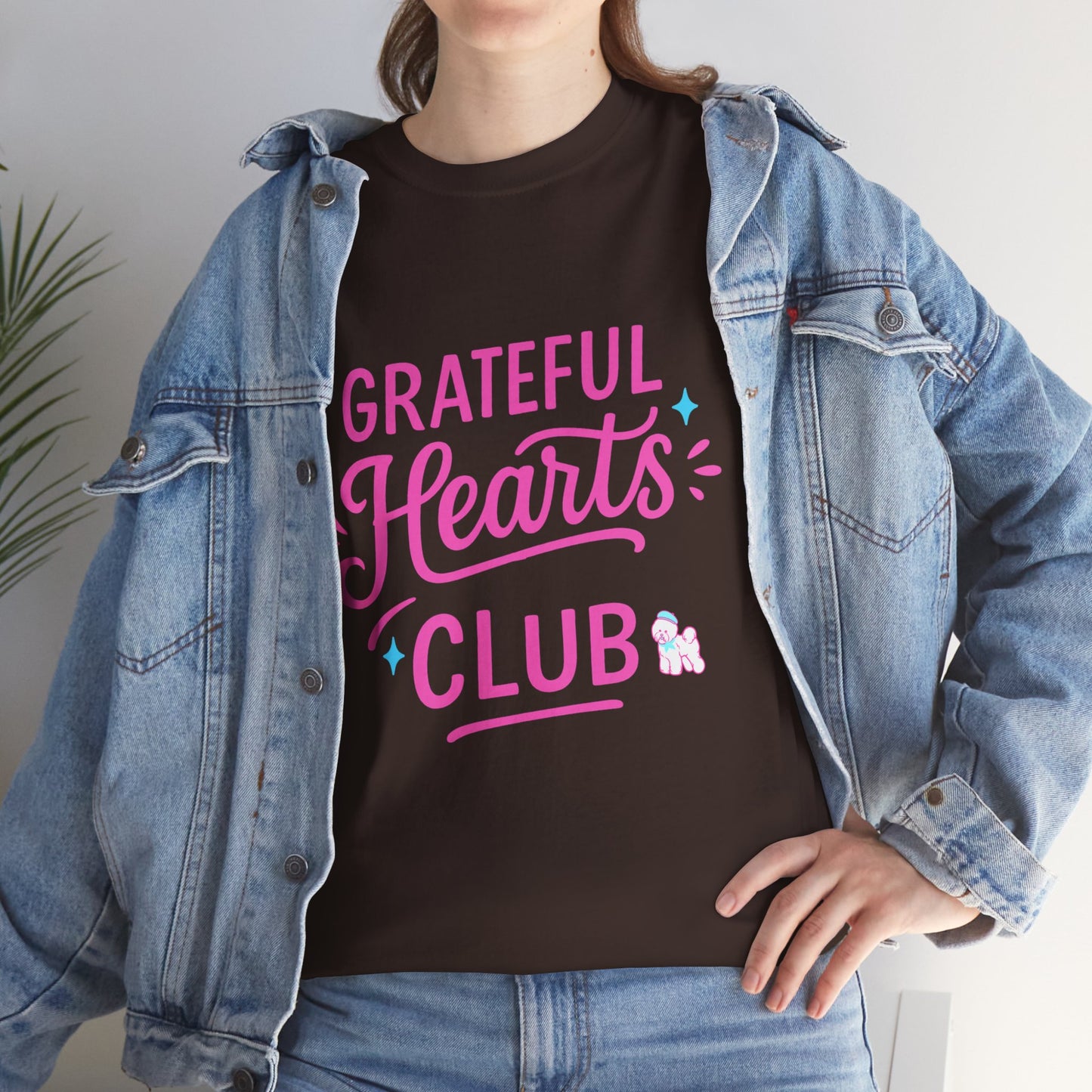 Grateful Hearts Club T-Shirt — Positive Vibes Graphic Tee