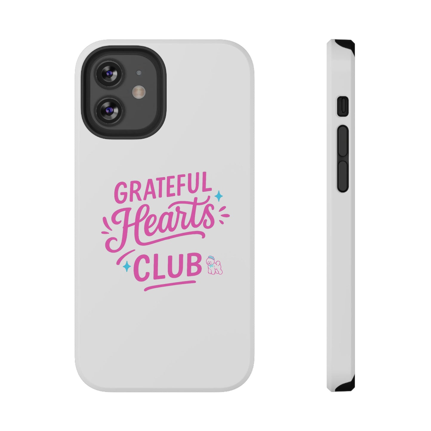 Phone Case — "Grateful Hearts Club" Impact‑Resistant Protective Case