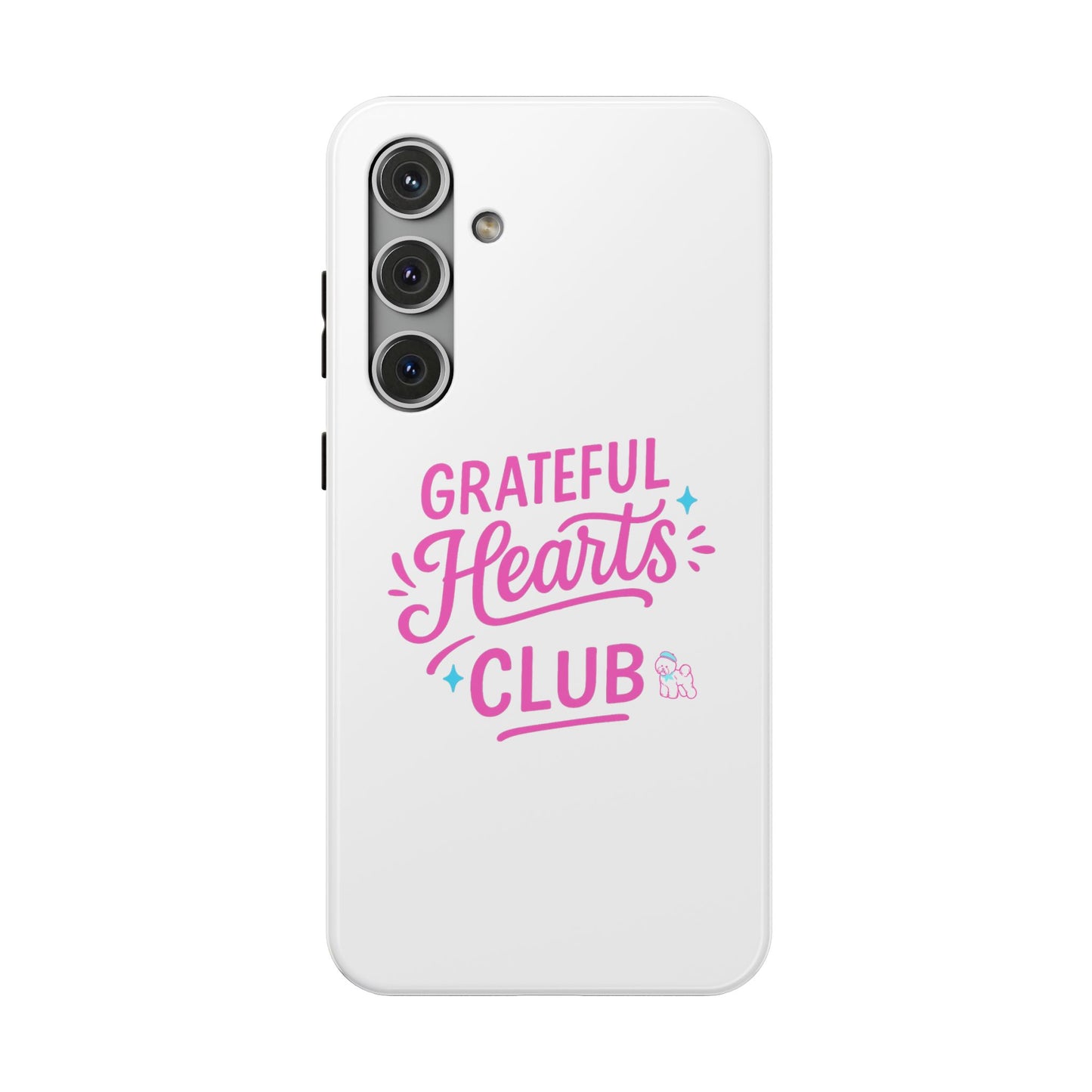 Phone Case — "Grateful Hearts Club" Impact‑Resistant Protective Case