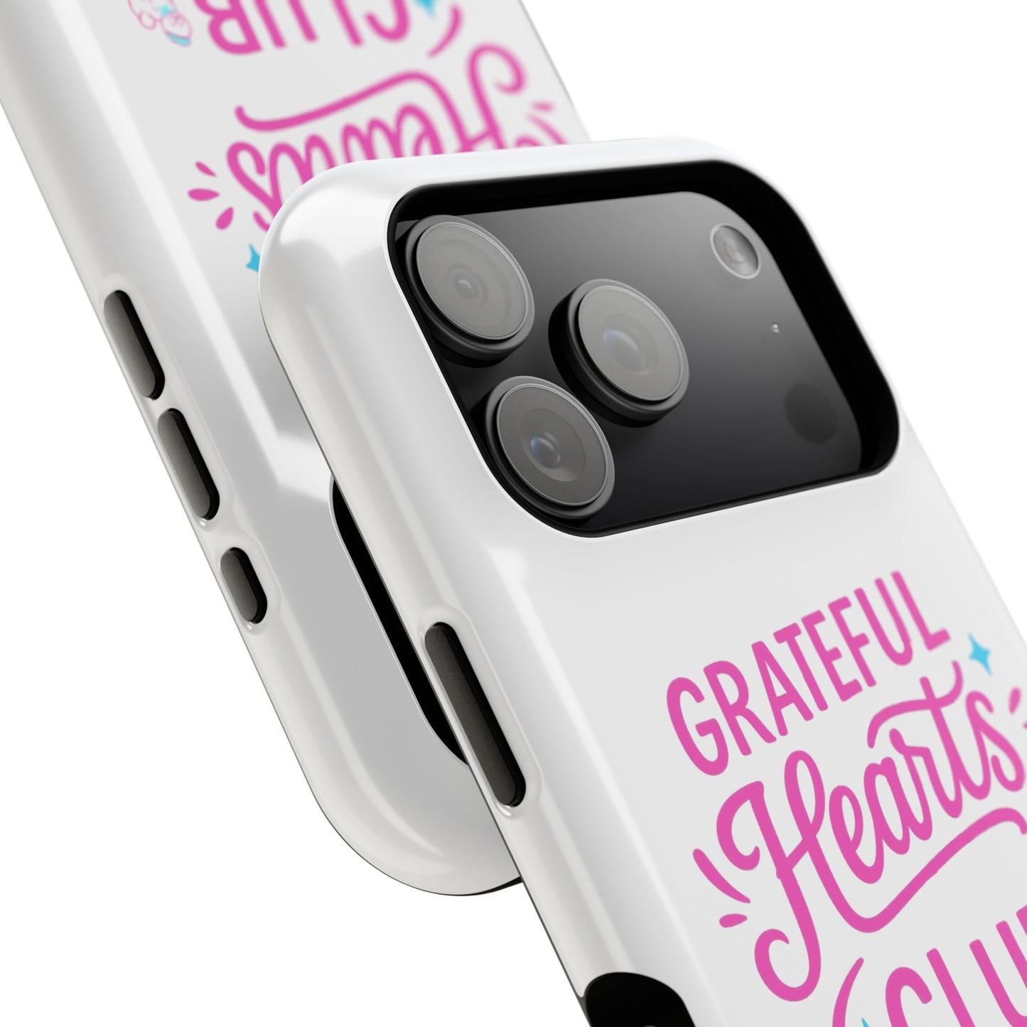 Phone Case — "Grateful Hearts Club" Impact‑Resistant Protective Case