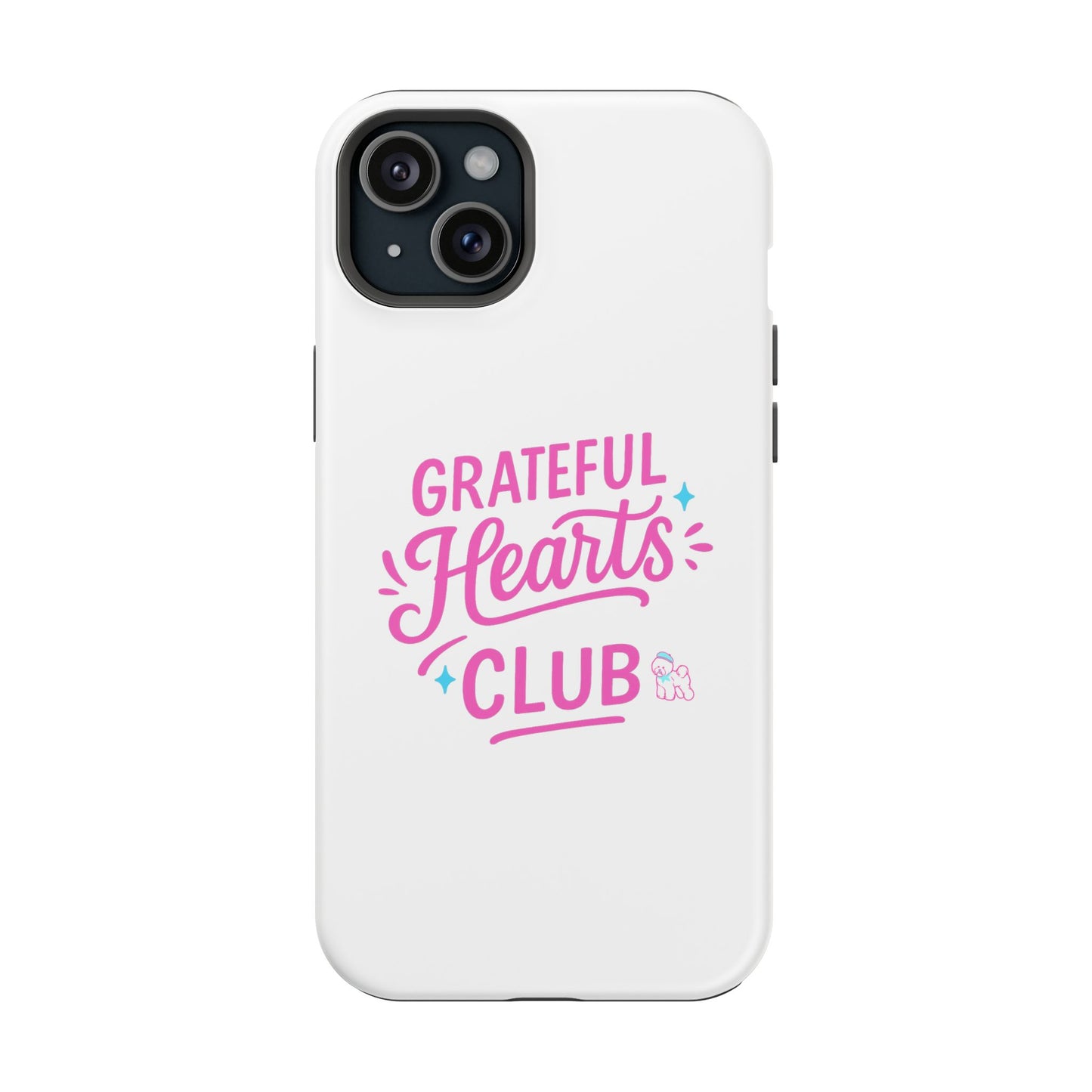 Phone Case — "Grateful Hearts Club" Impact‑Resistant Protective Case