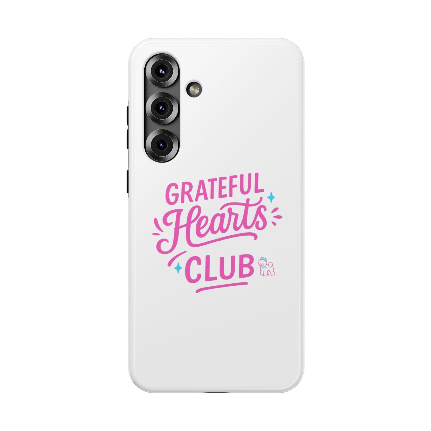 Phone Case — "Grateful Hearts Club" Impact‑Resistant Protective Case