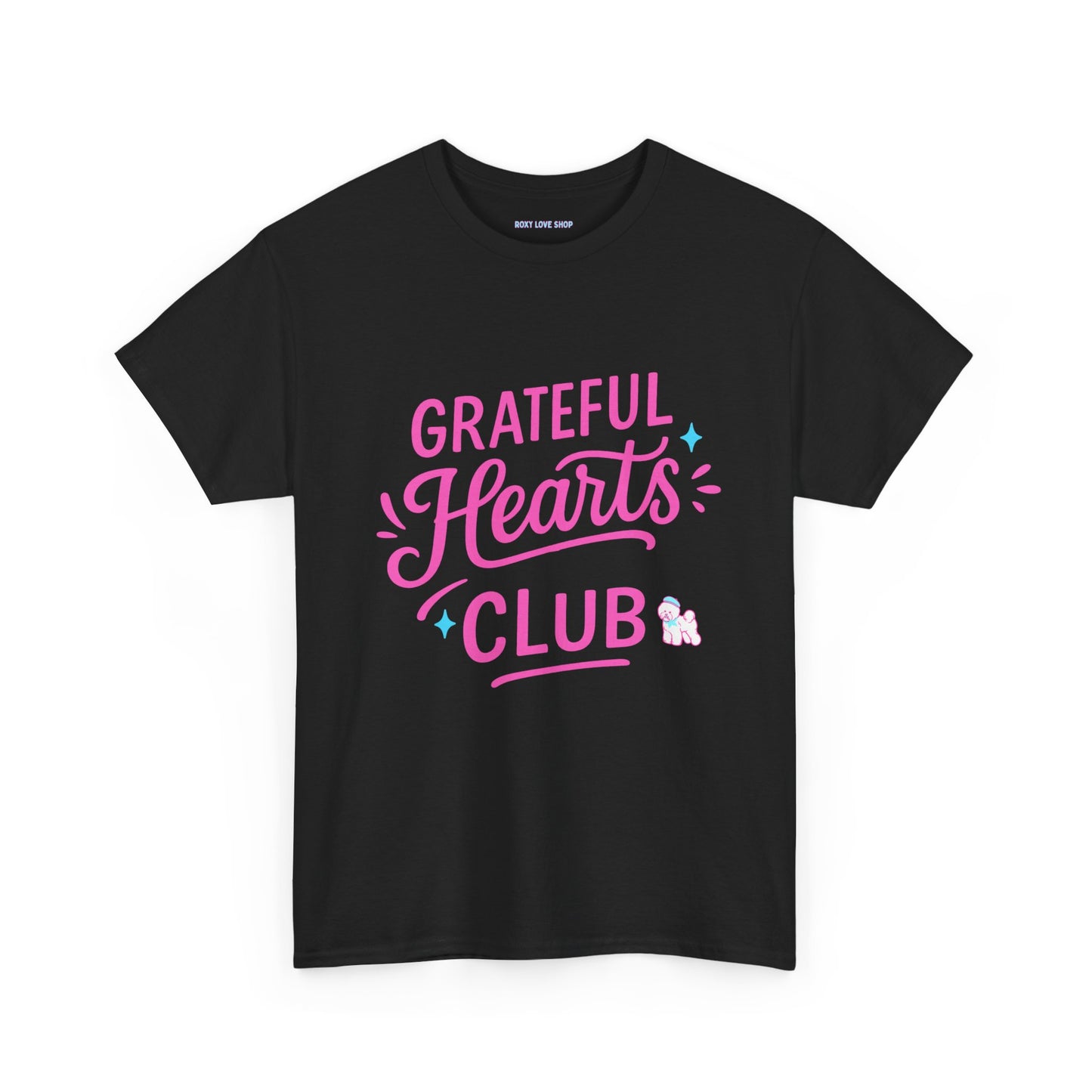 Grateful Hearts Club T-Shirt — Positive Vibes Graphic Tee