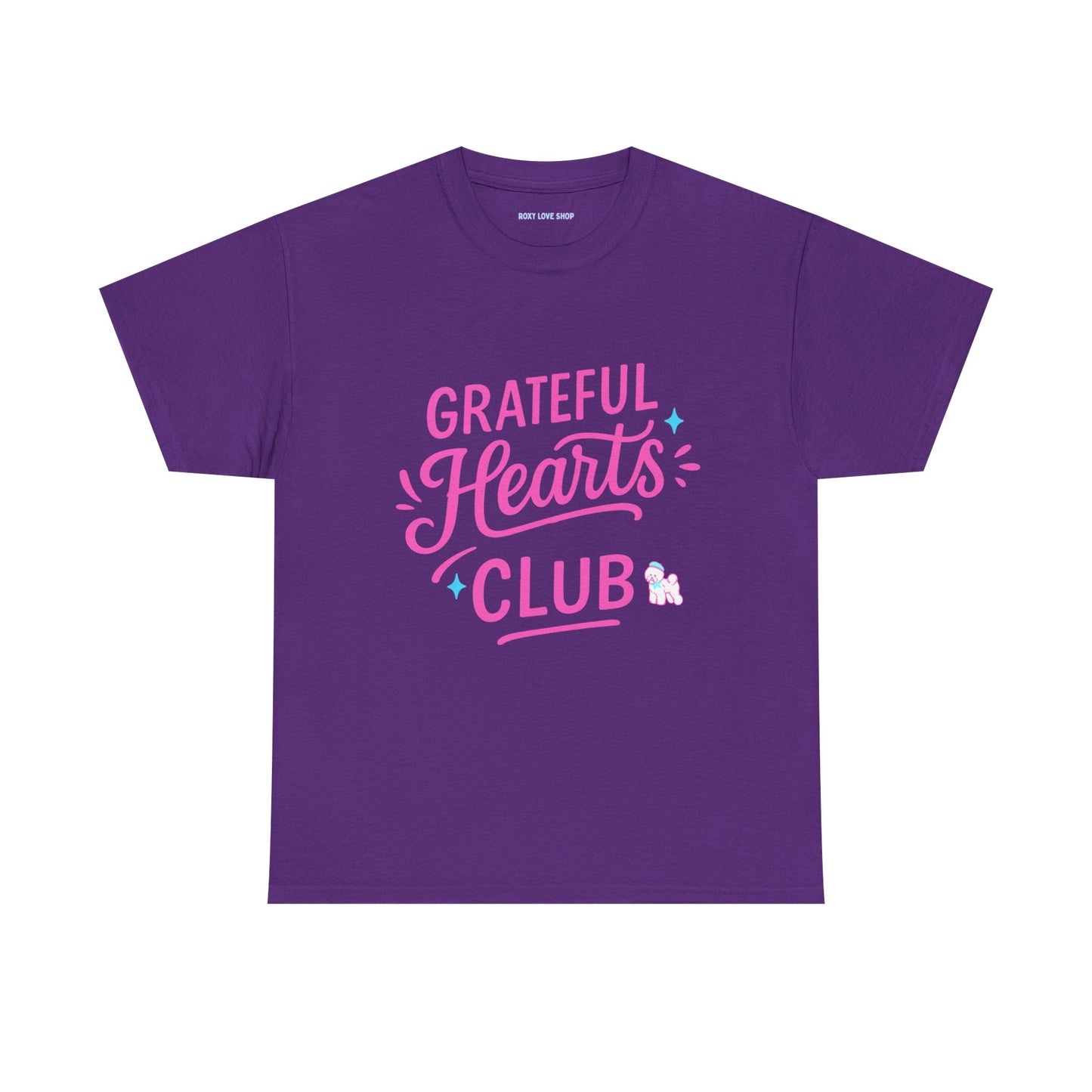 Grateful Hearts Club T-Shirt — Positive Vibes Graphic Tee