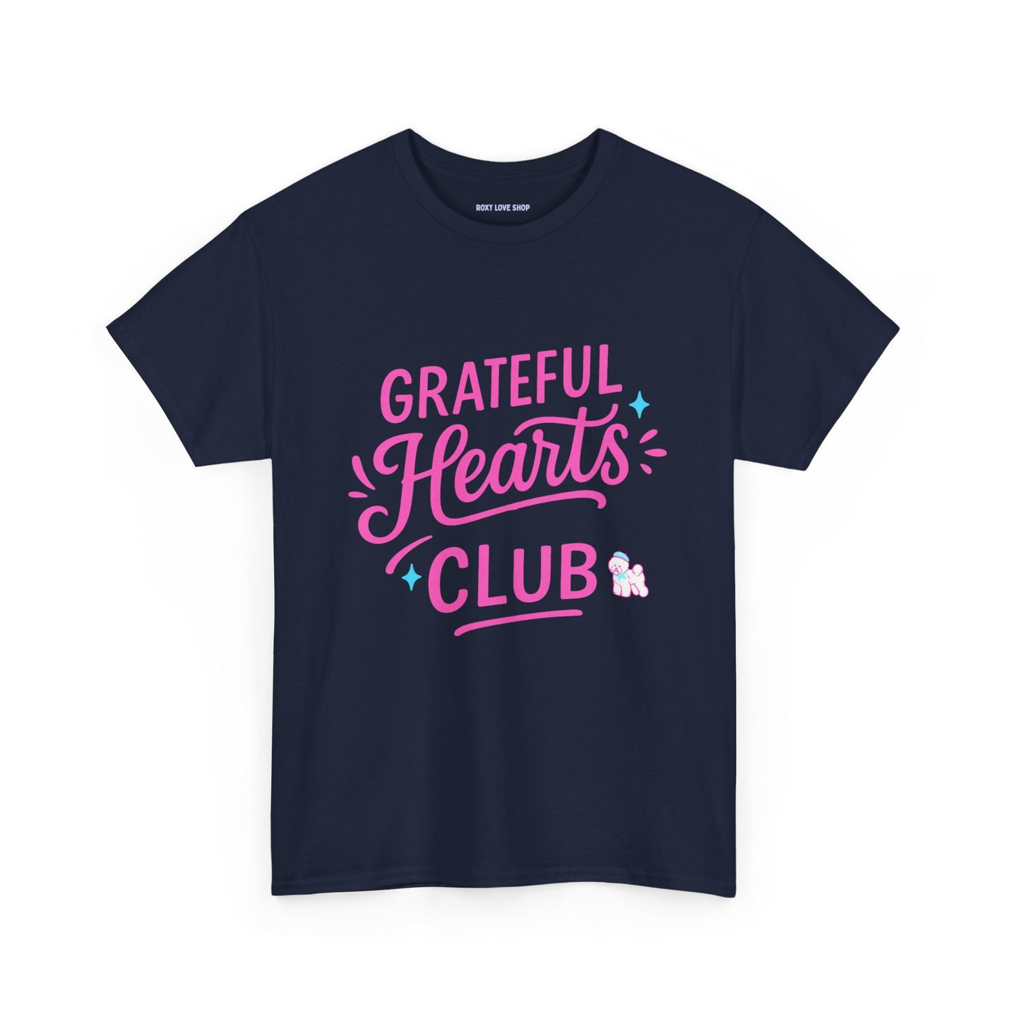 Grateful Hearts Club T-Shirt — Positive Vibes Graphic Tee