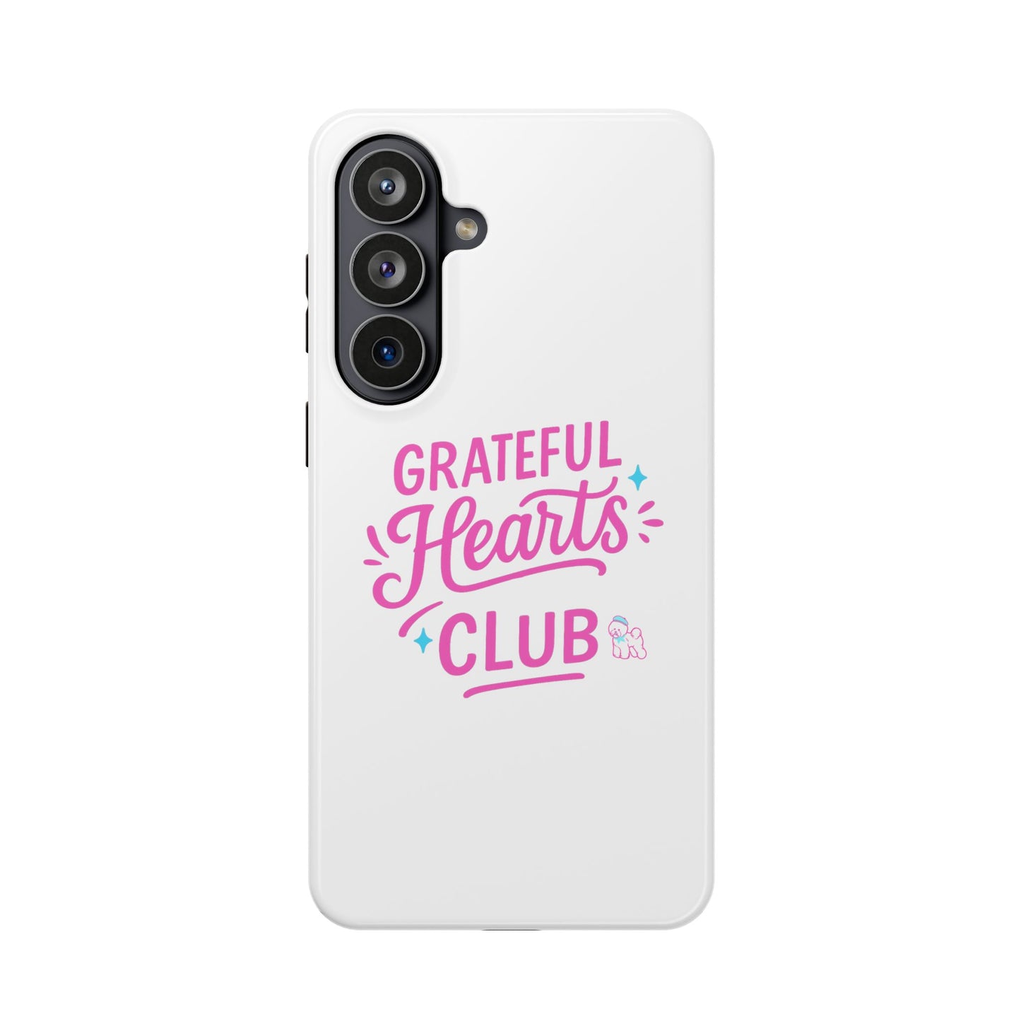 Phone Case — "Grateful Hearts Club" Impact‑Resistant Protective Case