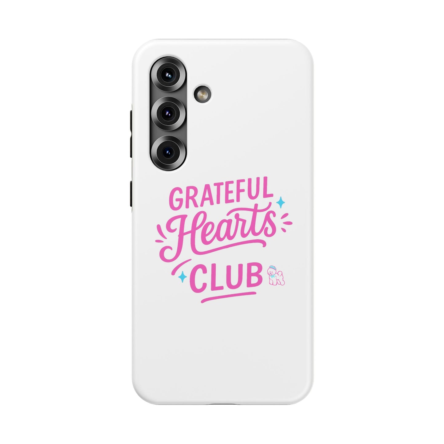 Phone Case — "Grateful Hearts Club" Impact‑Resistant Protective Case