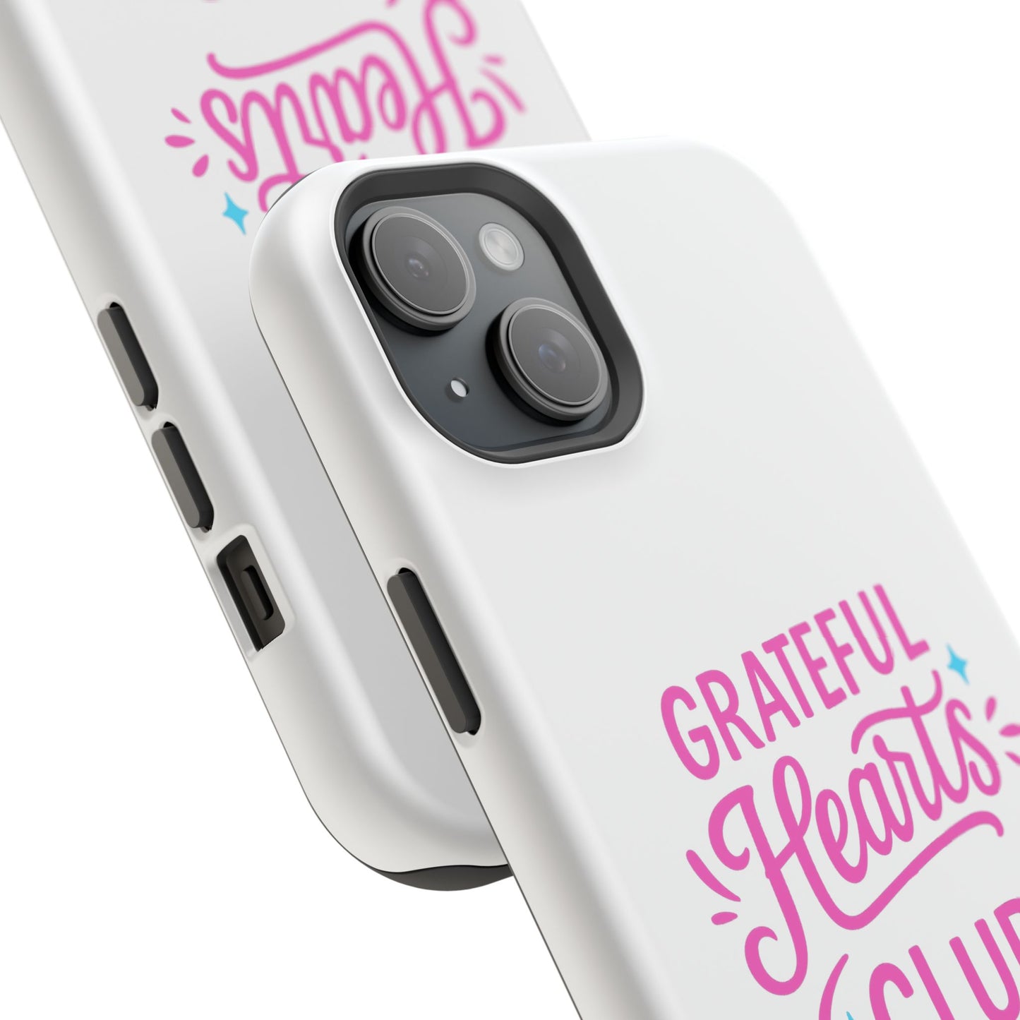 Phone Case — "Grateful Hearts Club" Impact‑Resistant Protective Case