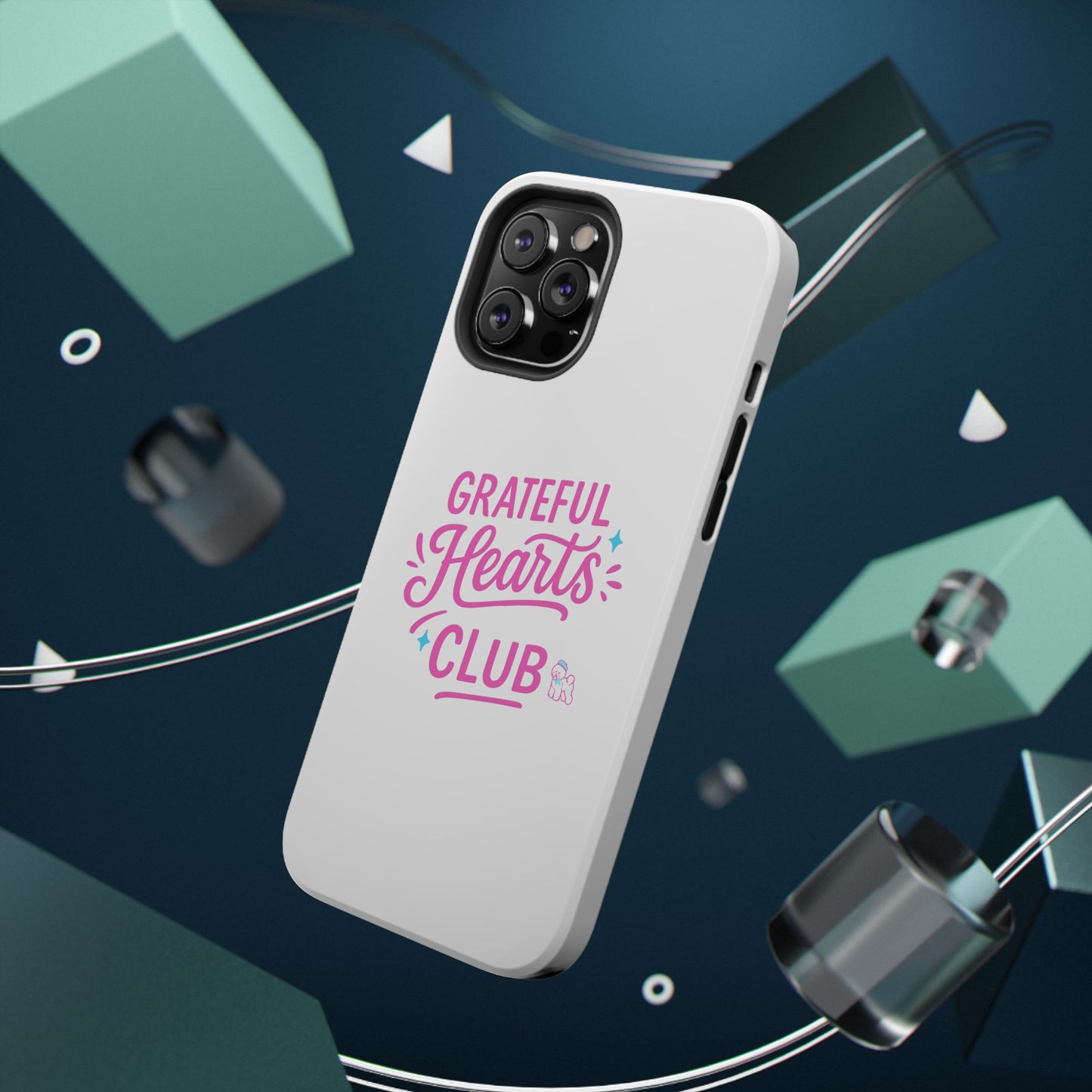 Phone Case — "Grateful Hearts Club" Impact‑Resistant Protective Case