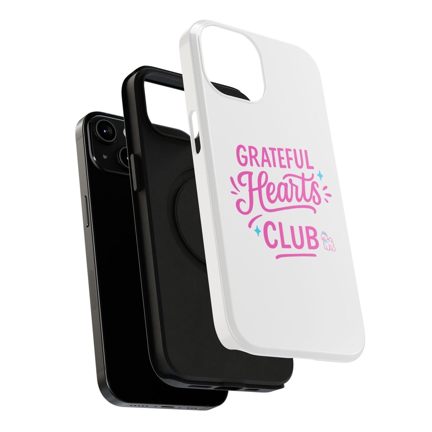Phone Case — "Grateful Hearts Club" Impact‑Resistant Protective Case