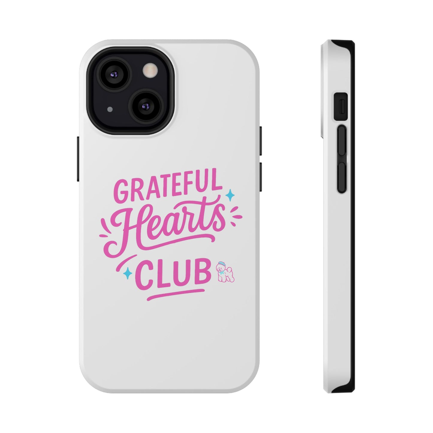 Phone Case — "Grateful Hearts Club" Impact‑Resistant Protective Case