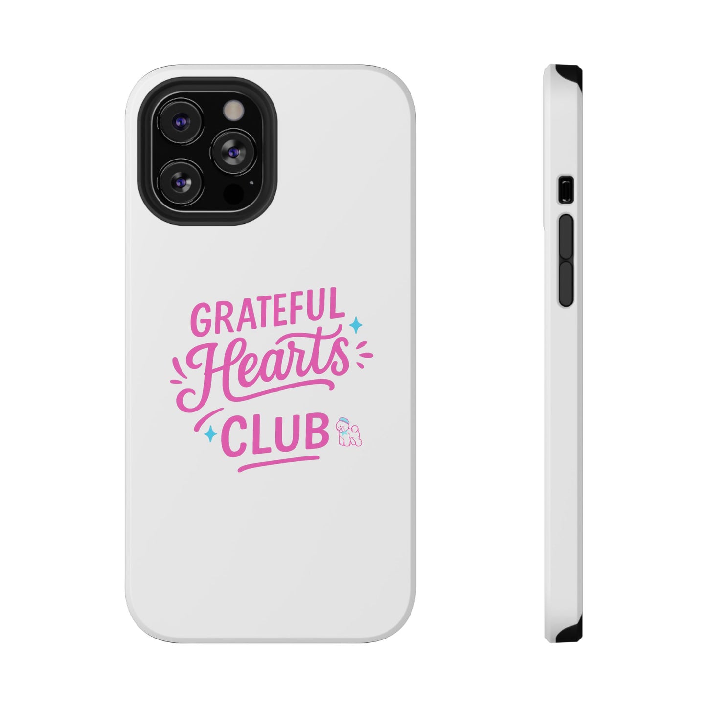 Phone Case — "Grateful Hearts Club" Impact‑Resistant Protective Case