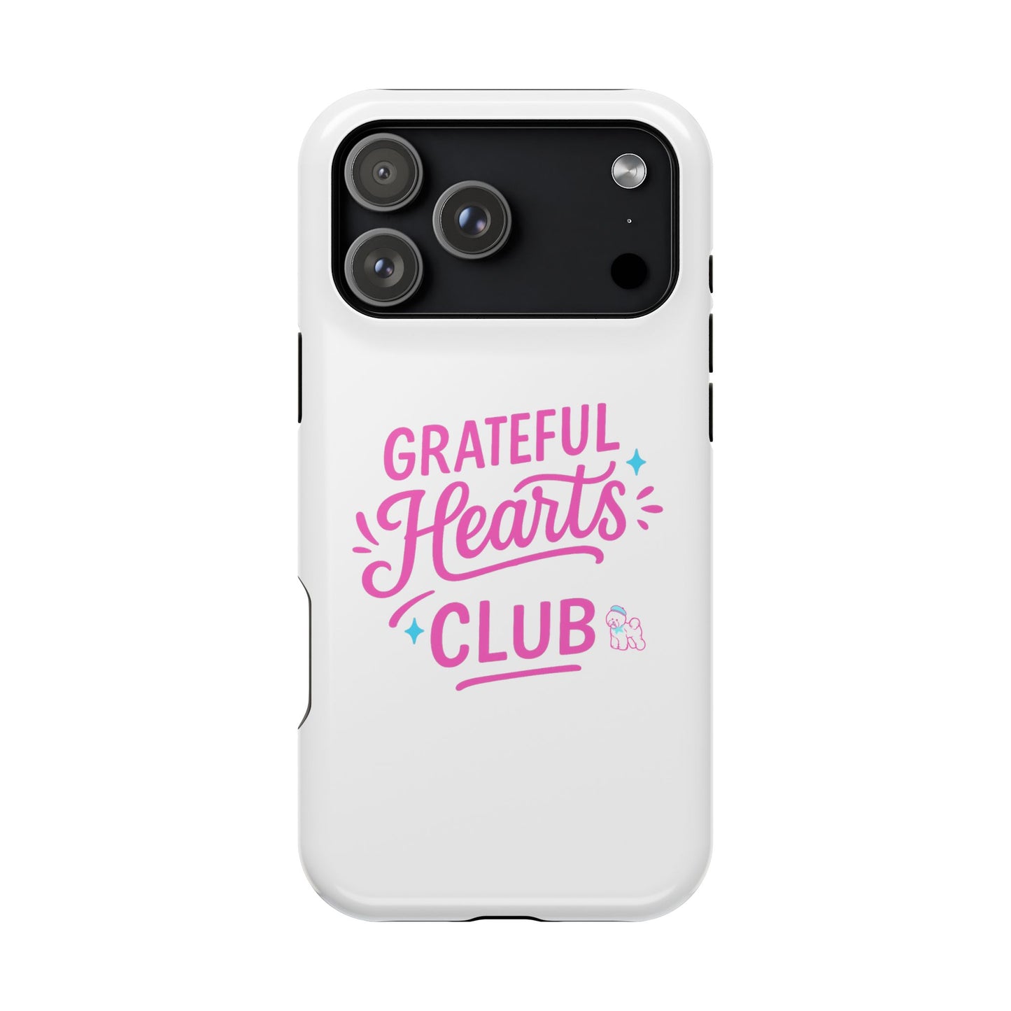 Phone Case — "Grateful Hearts Club" Impact‑Resistant Protective Case