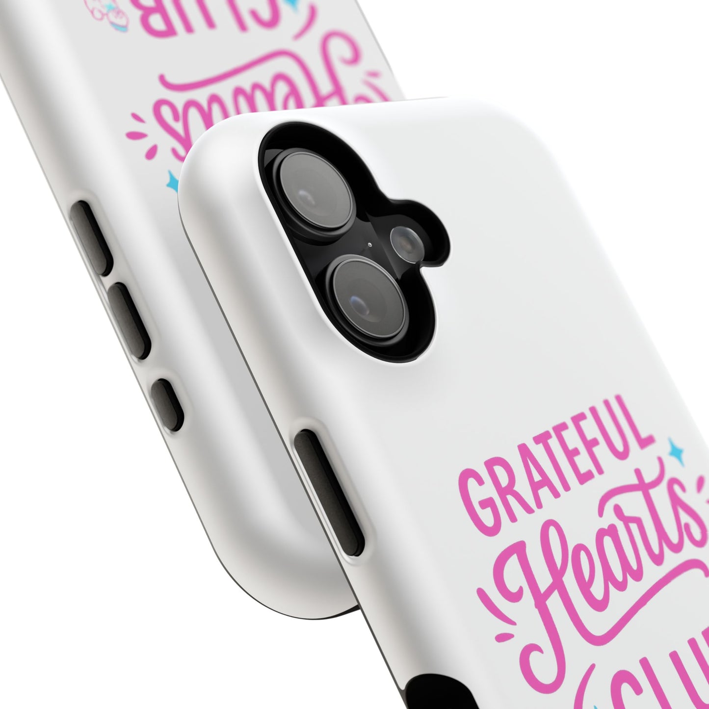 Phone Case — "Grateful Hearts Club" Impact‑Resistant Protective Case