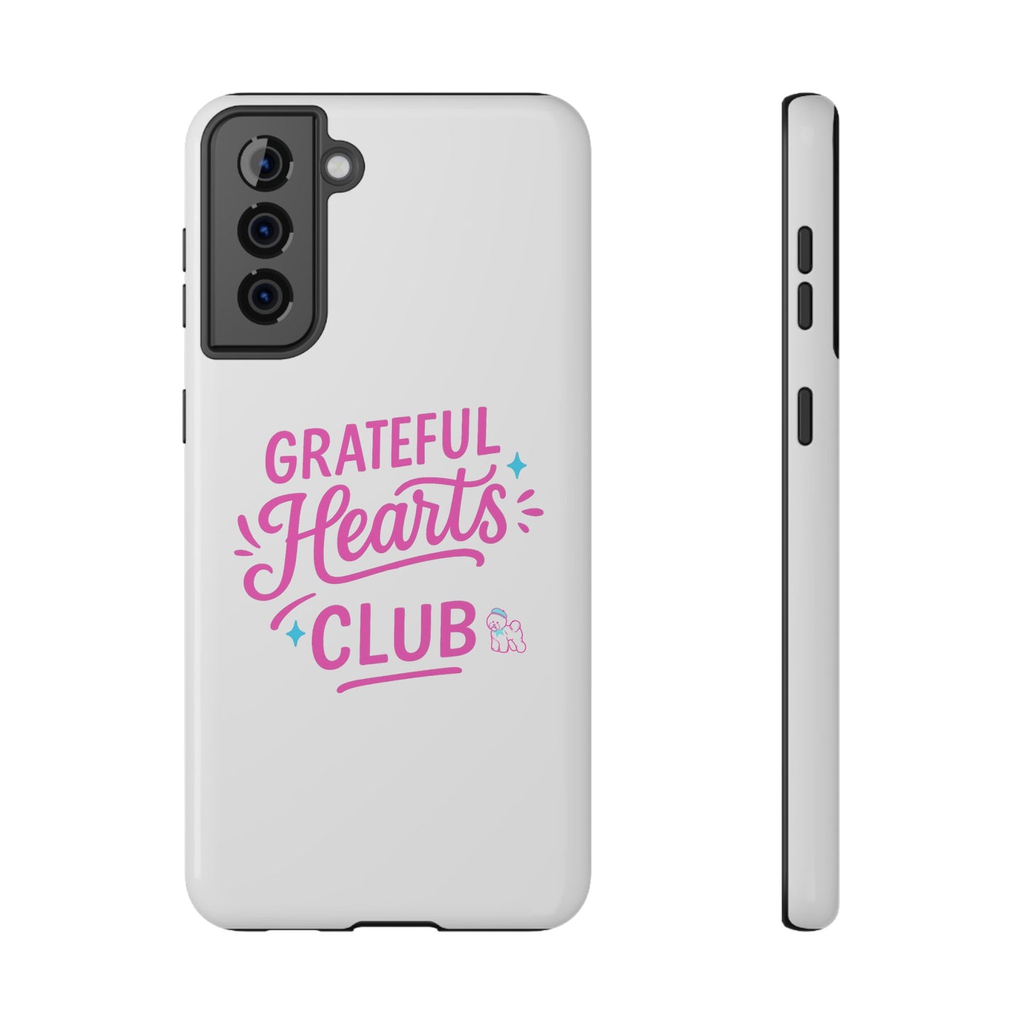 Phone Case — "Grateful Hearts Club" Impact‑Resistant Protective Case