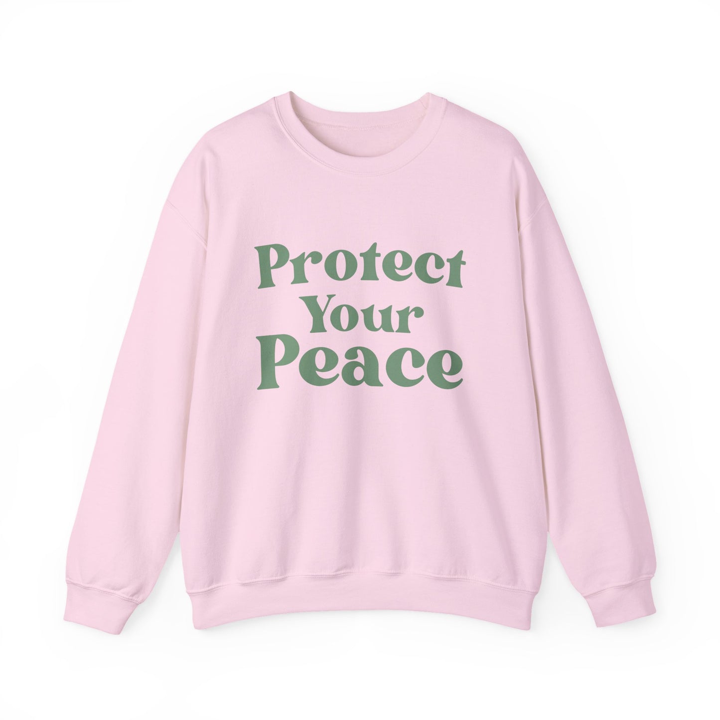 Protect Your Peace Sweatshirt — Cozy Crewneck for Self-Care & Mindfulness