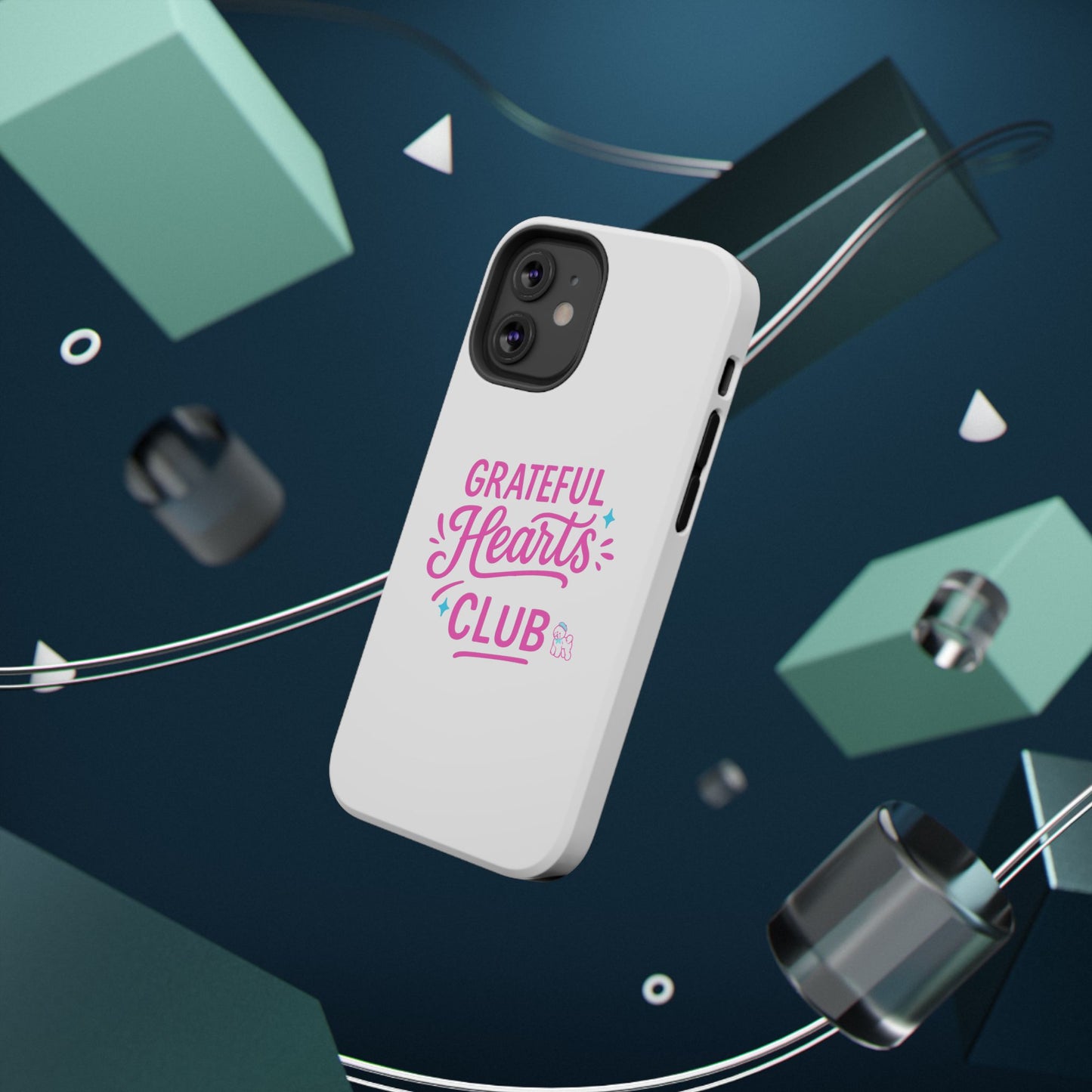 Phone Case — "Grateful Hearts Club" Impact‑Resistant Protective Case