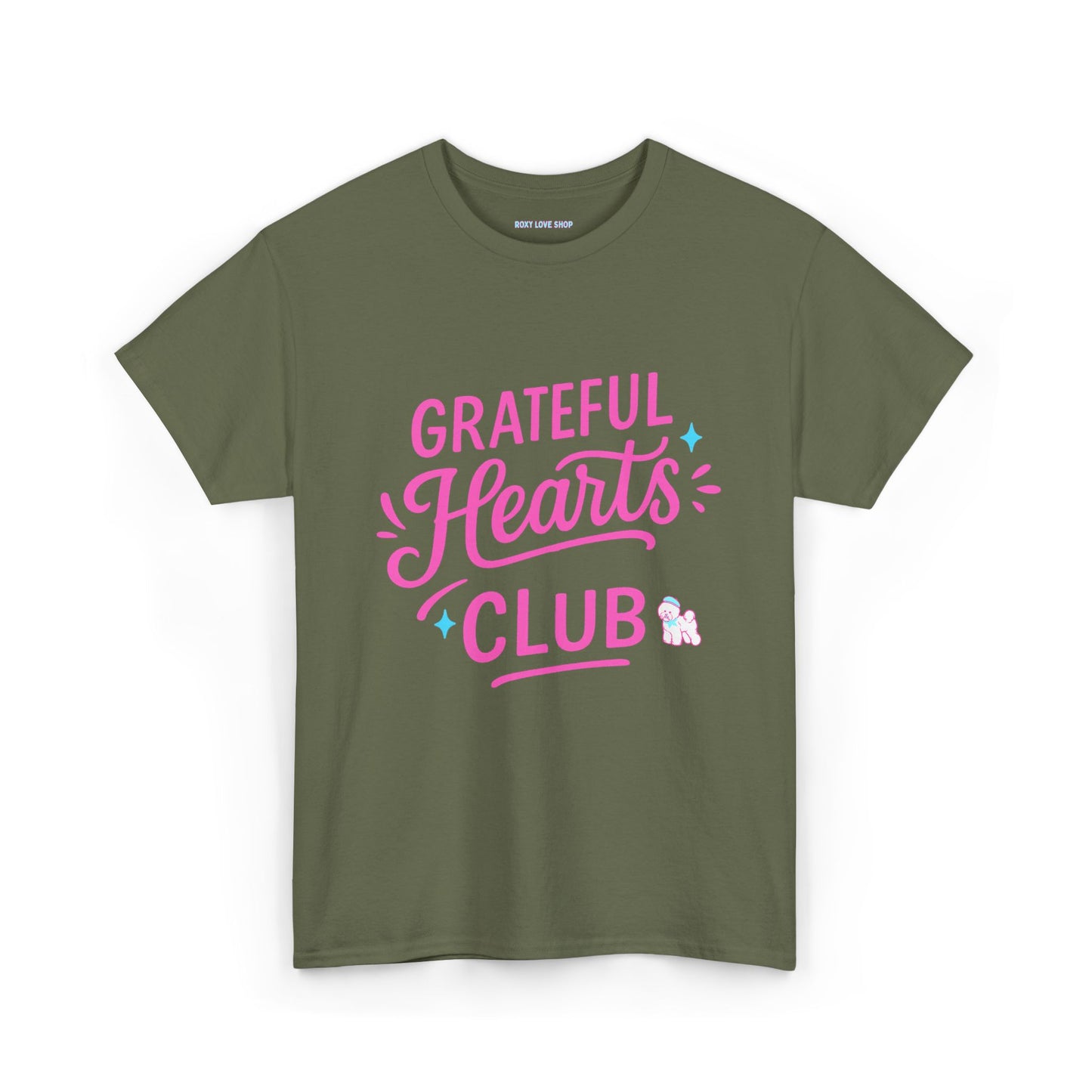 Grateful Hearts Club T-Shirt — Positive Vibes Graphic Tee