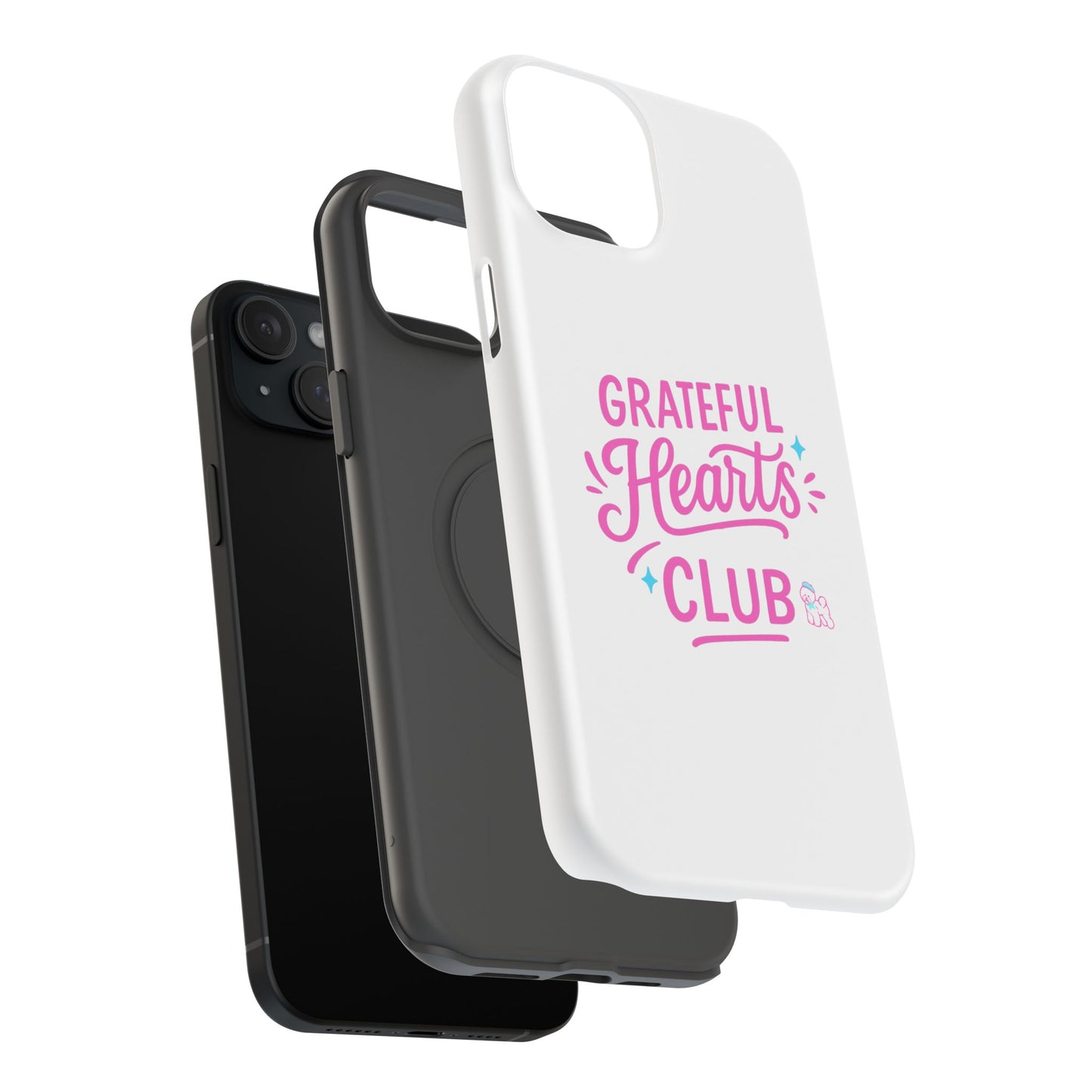 Phone Case — "Grateful Hearts Club" Impact‑Resistant Protective Case