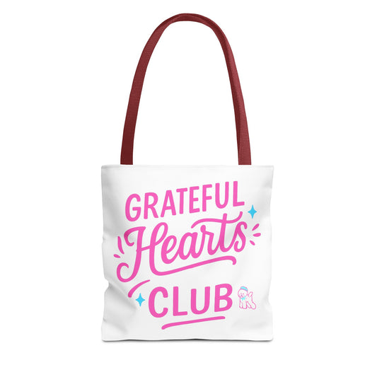 Grateful Hearts Club Tote Bag