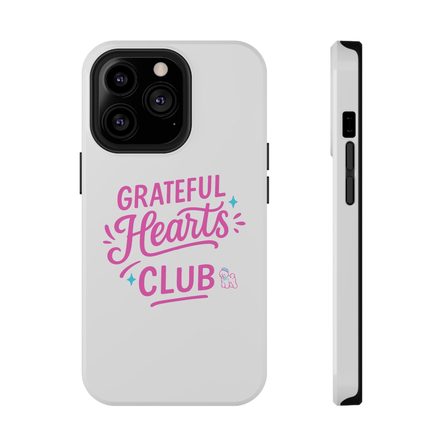 Phone Case — "Grateful Hearts Club" Impact‑Resistant Protective Case