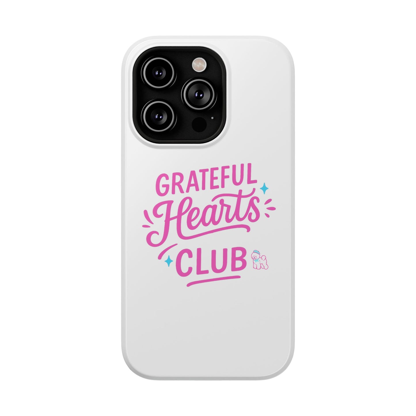 Phone Case — "Grateful Hearts Club" Impact‑Resistant Protective Case