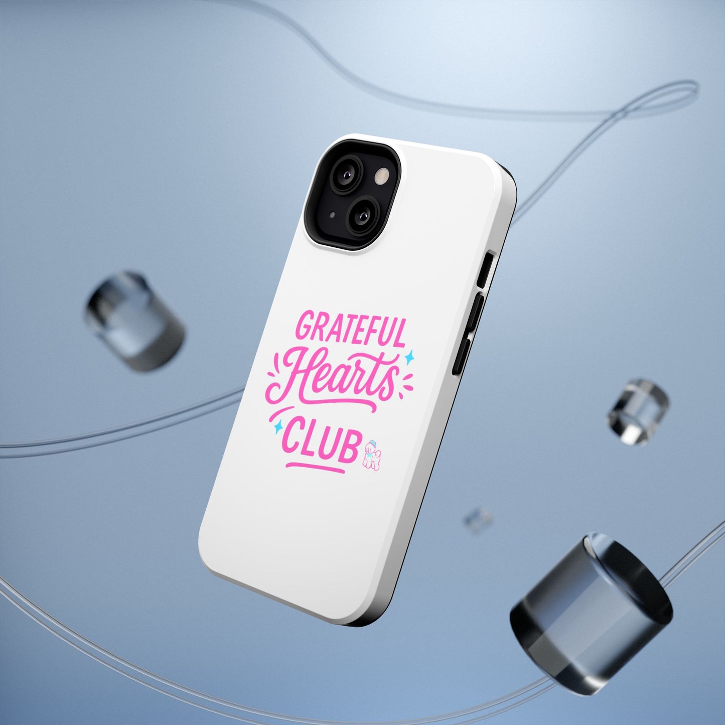 Phone Case — "Grateful Hearts Club" Impact‑Resistant Protective Case