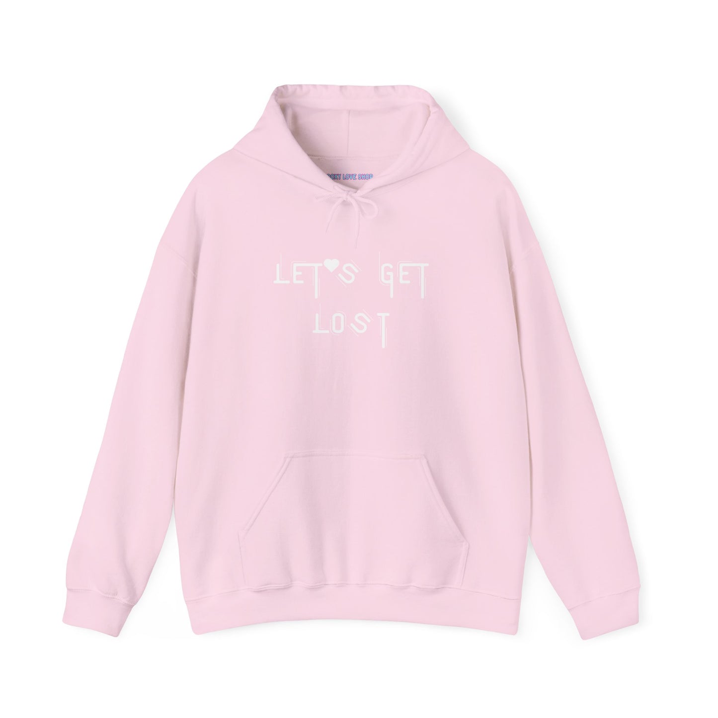 Let's Get Lost Hoodie, Embroidered Unisex Heavy Blend Sweatshirt for Adventurers, Cozy Casual Wear, Travel Gift, Unique Outdoor Apparel