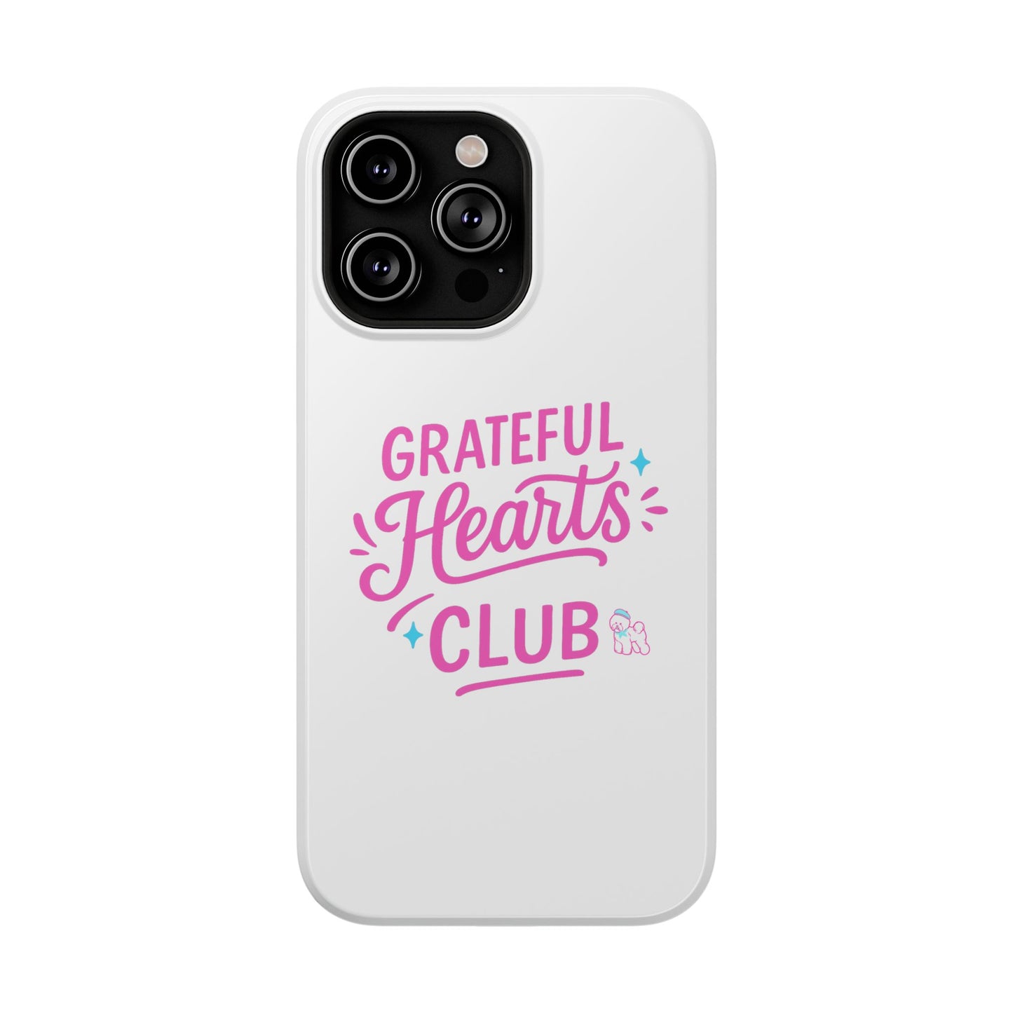 Phone Case — "Grateful Hearts Club" Impact‑Resistant Protective Case