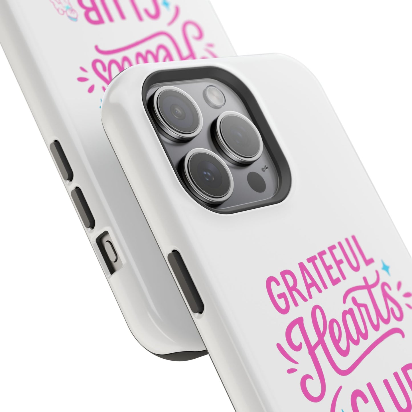 Phone Case — "Grateful Hearts Club" Impact‑Resistant Protective Case